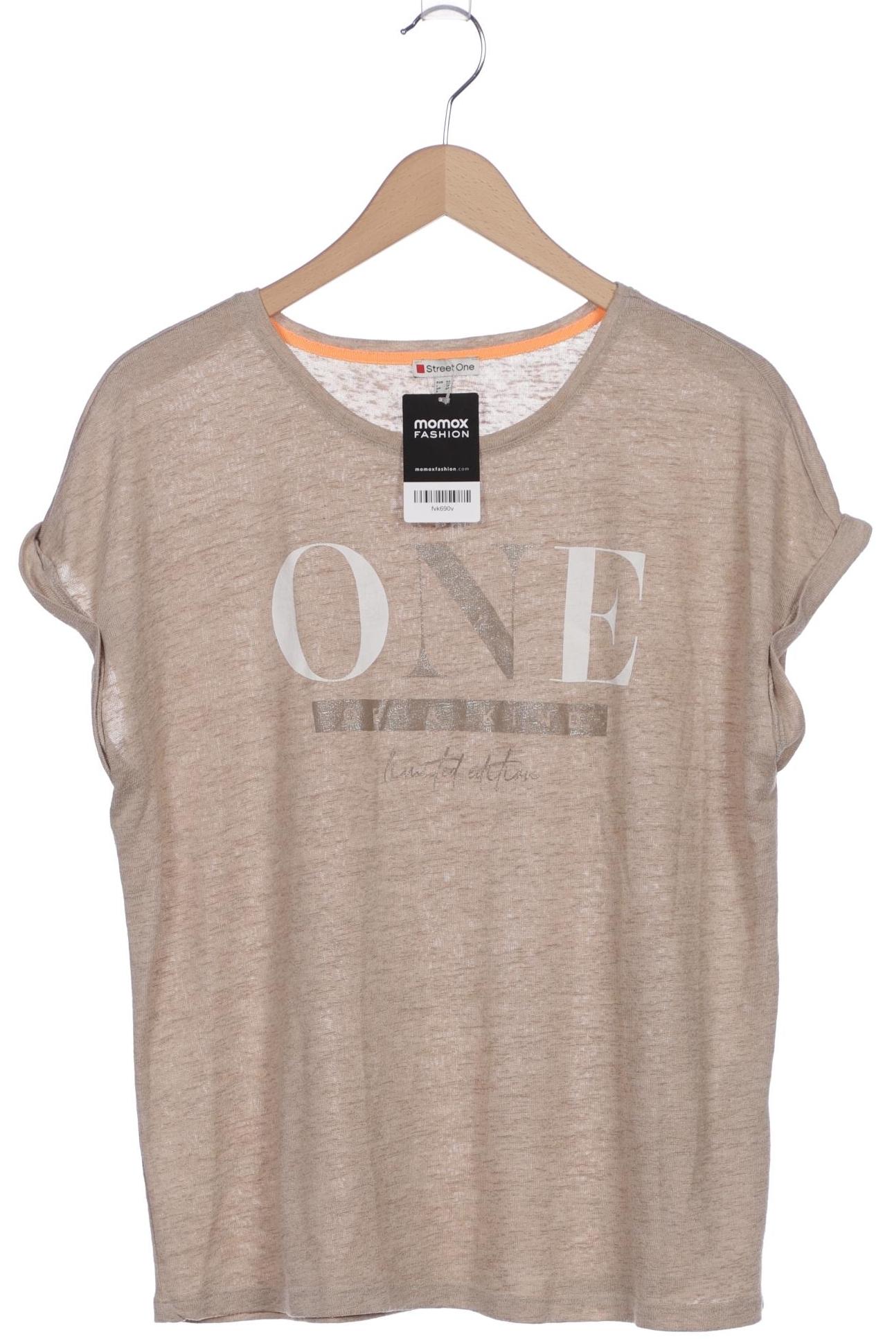 

Street One Damen T-Shirt, beige, Gr. 44