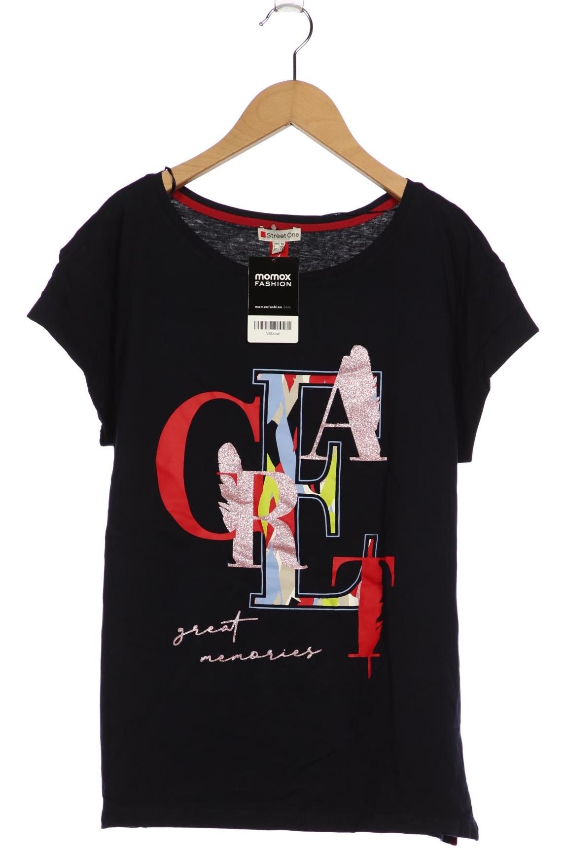 

Street One Damen T-Shirt, marineblau, Gr. 40