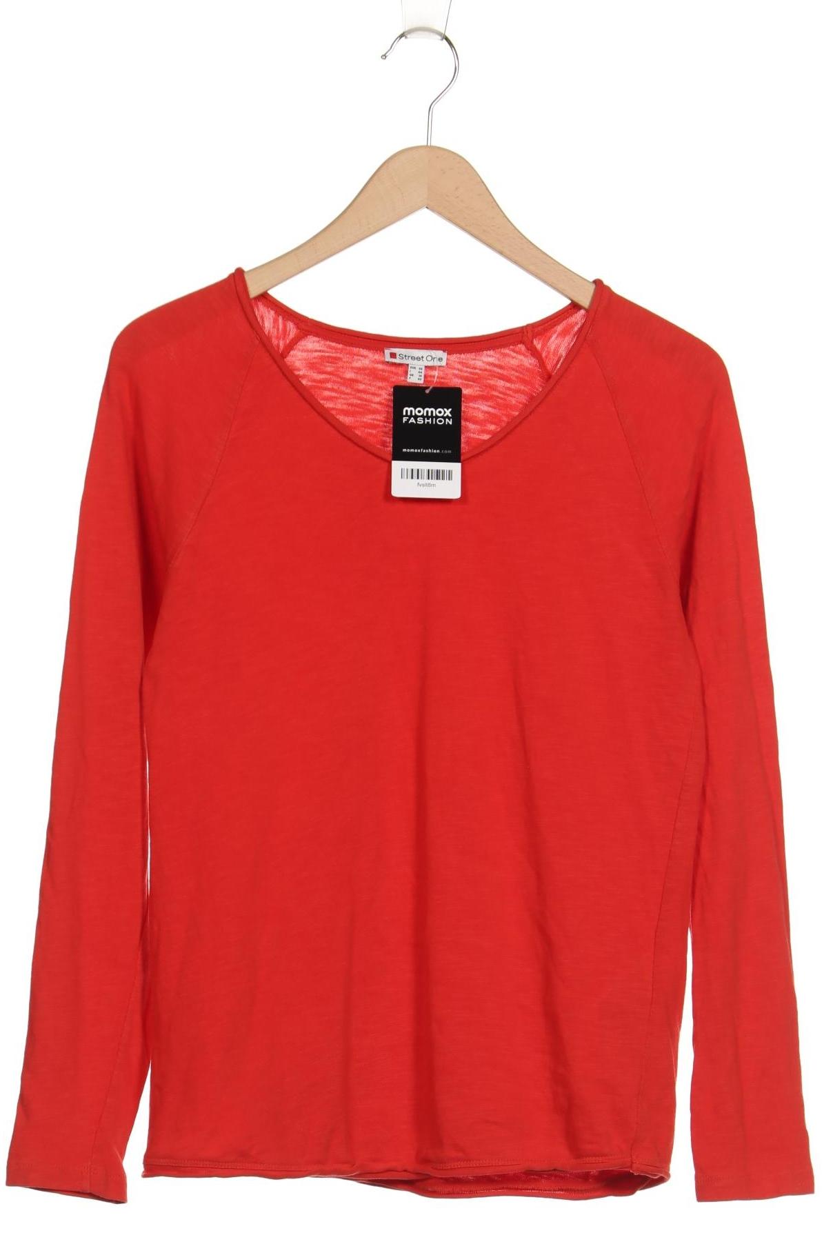 

Street One Damen Langarmshirt, rot, Gr. 40