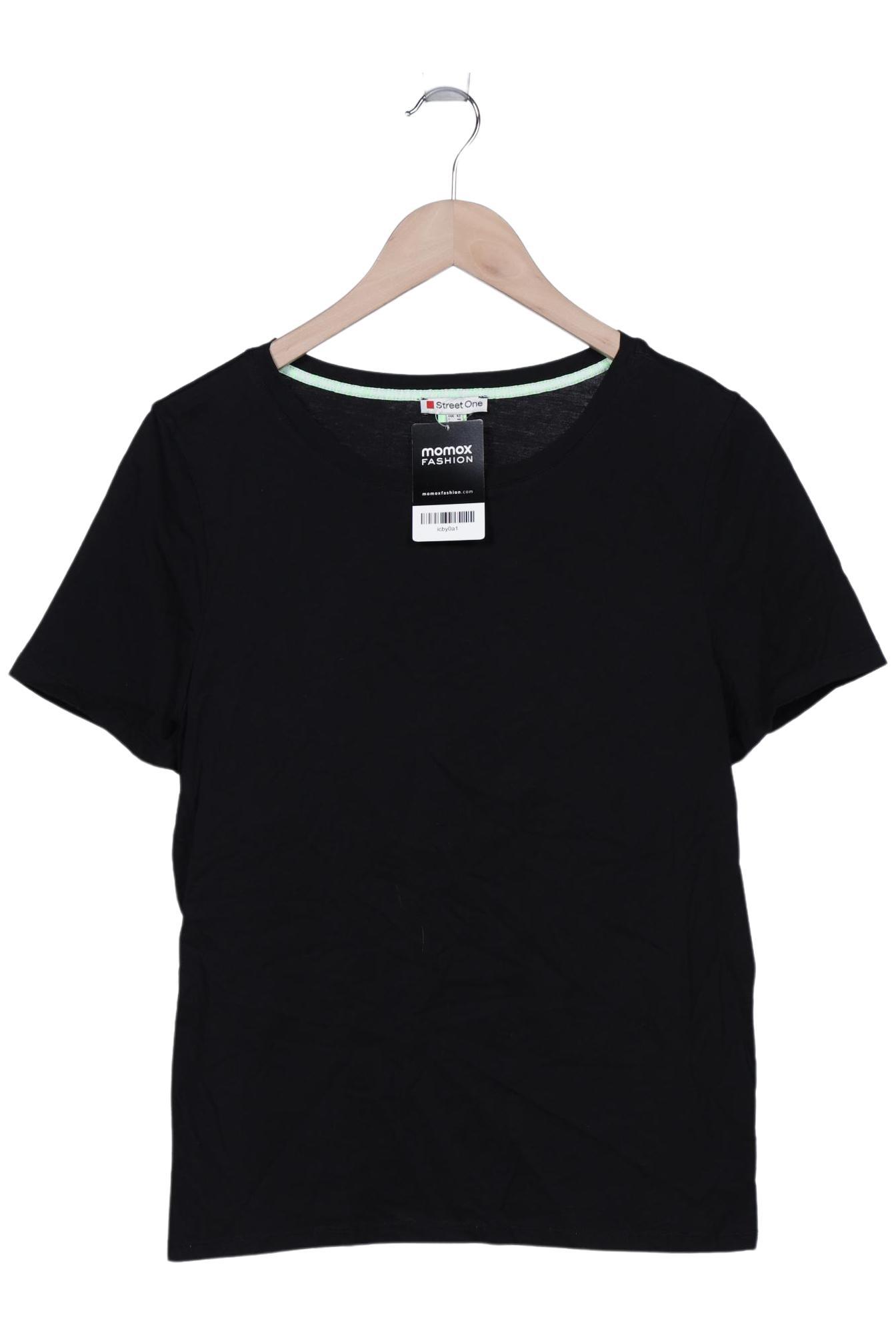 

Street One Damen T-Shirt, schwarz, Gr. 42