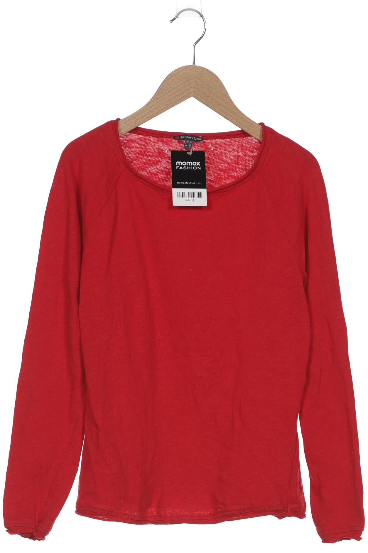 

Street One Damen Langarmshirt, rot, Gr. 36