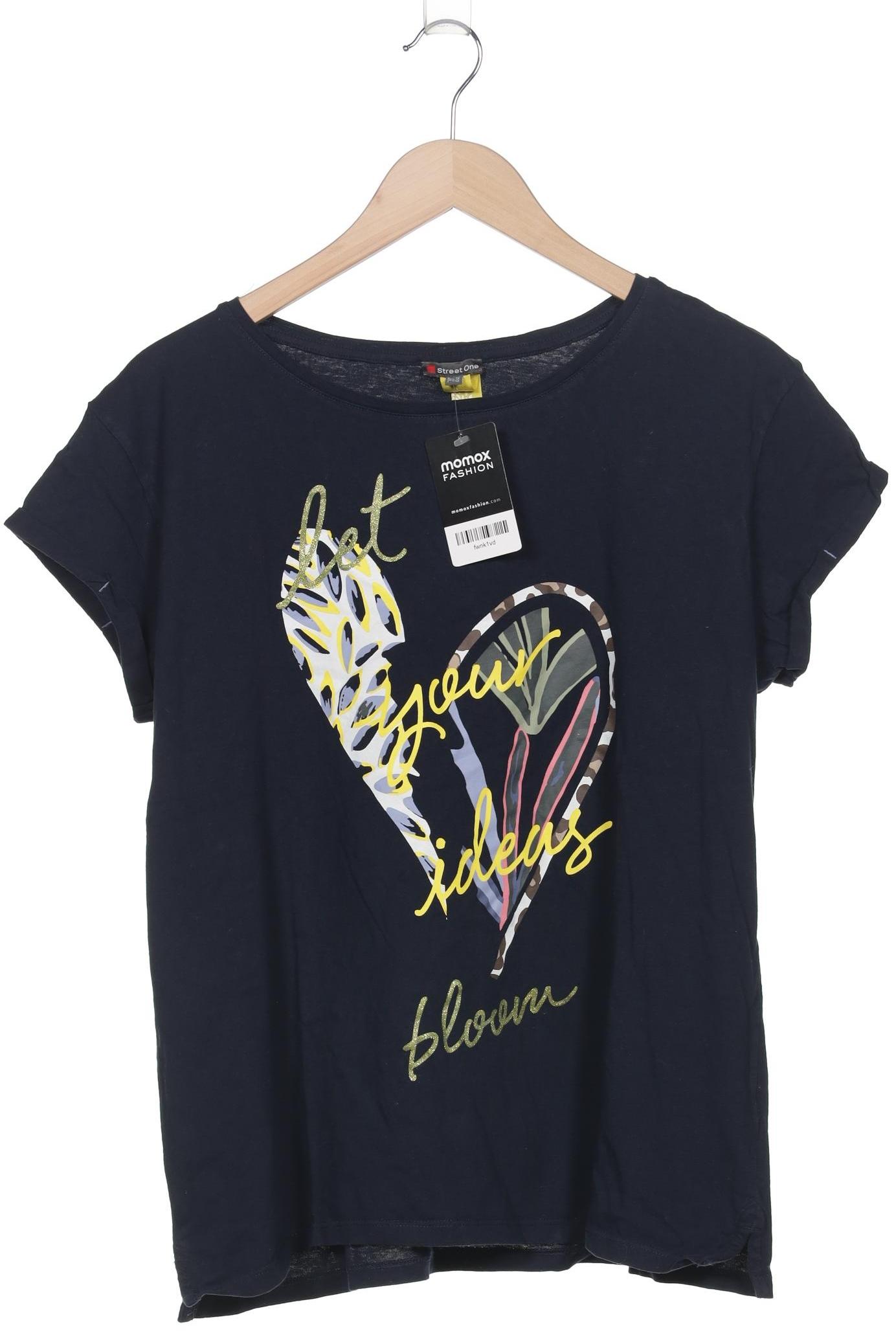 

Street One Damen T-Shirt, marineblau, Gr. 44