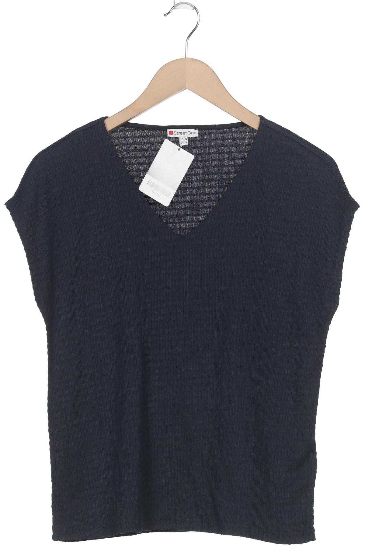 

Street One Damen T-Shirt, marineblau, Gr. 34