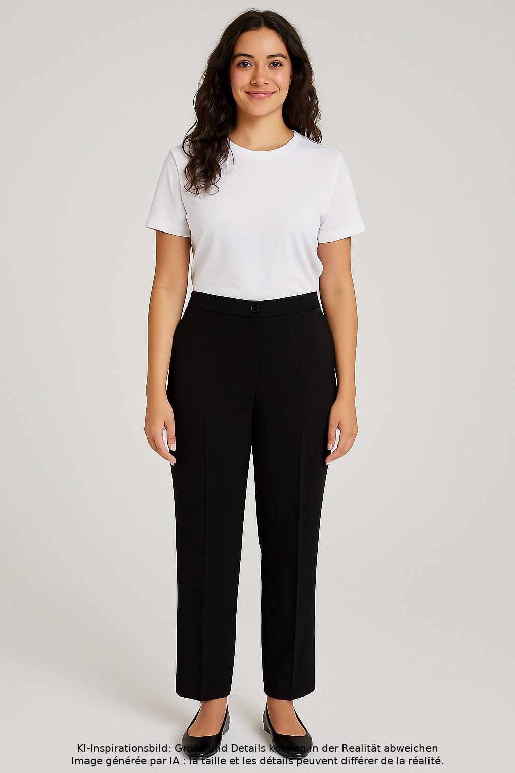 

Street One Damen Stoffhose, schwarz, Gr. 36