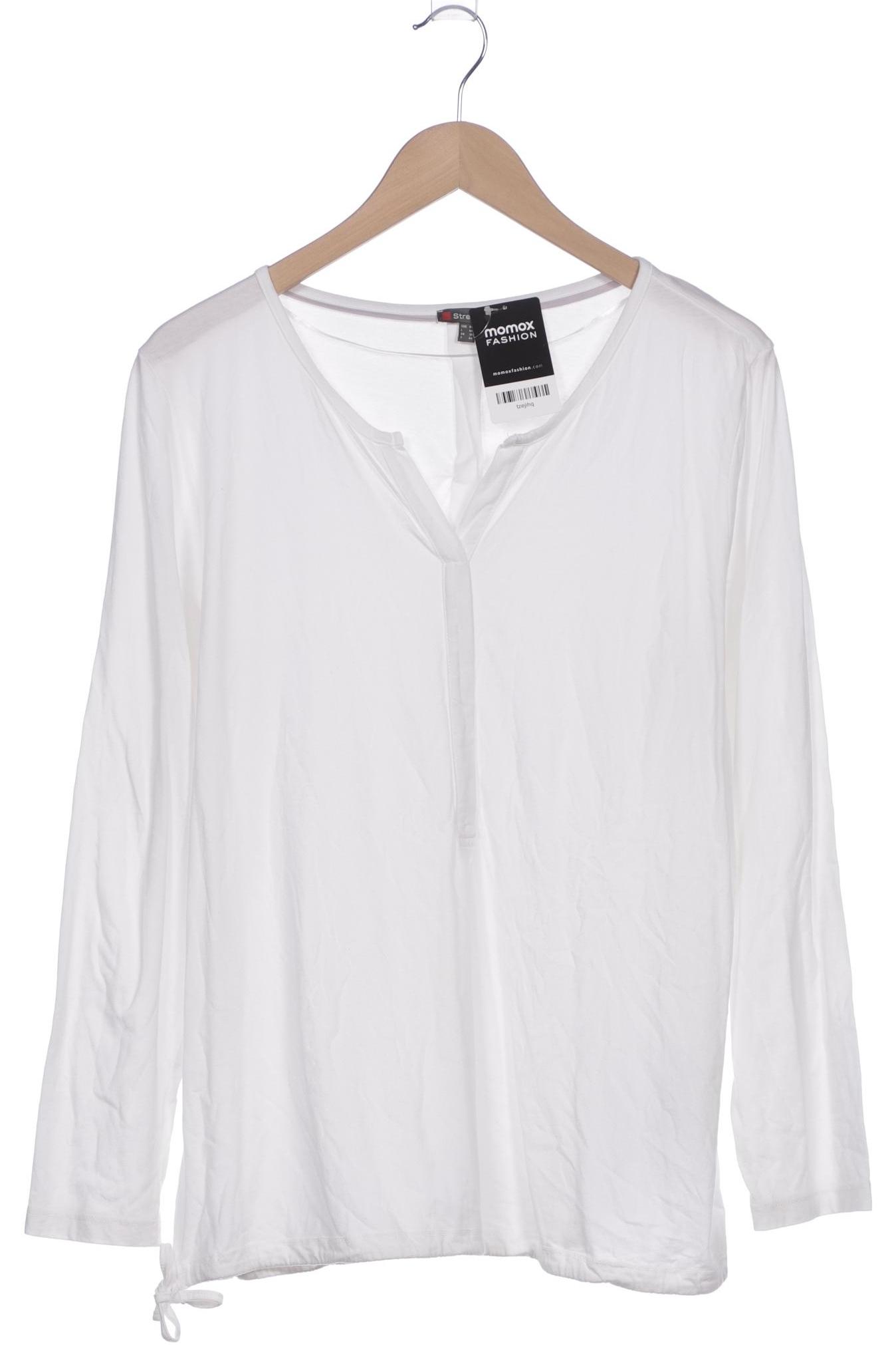 

Street One Damen Langarmshirt, weiß, Gr. 44