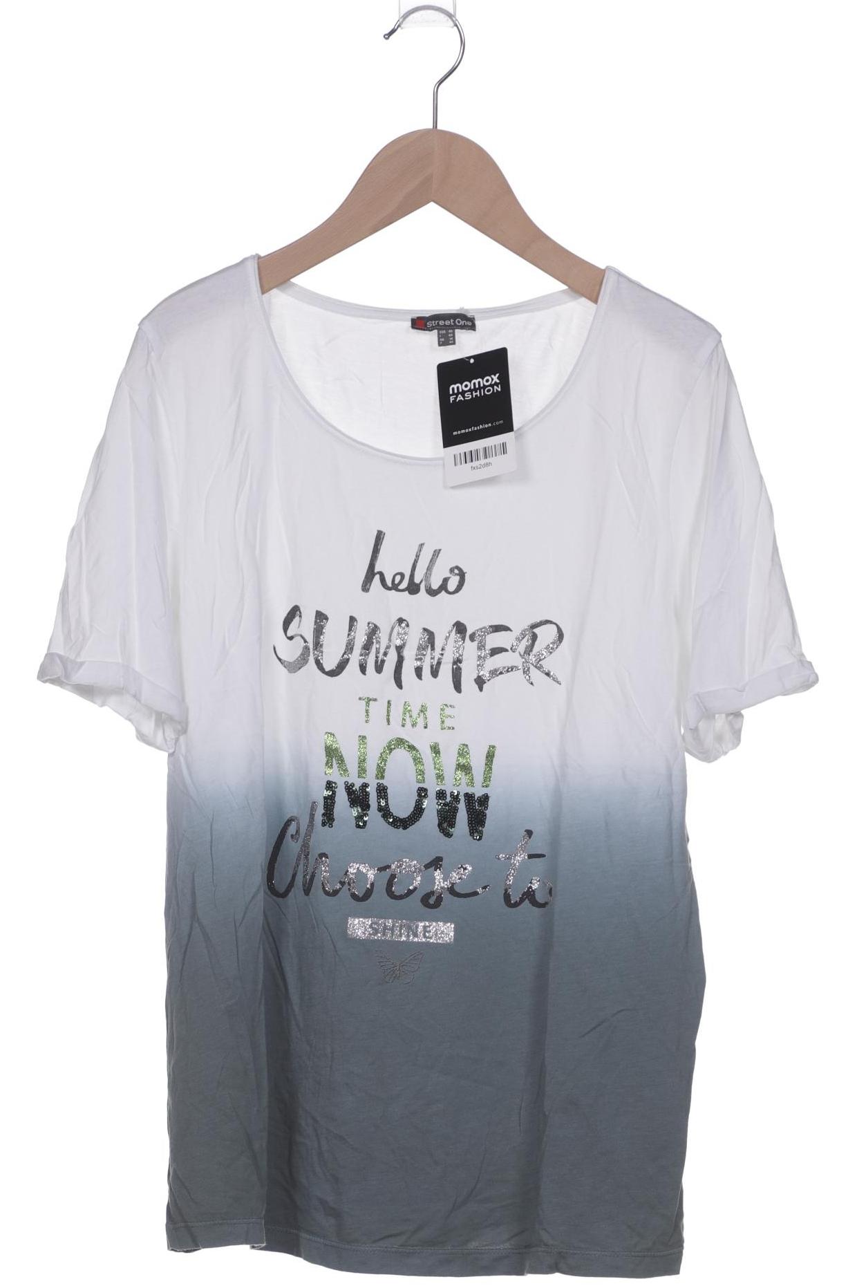 

Street One Damen T-Shirt, weiß, Gr. 40