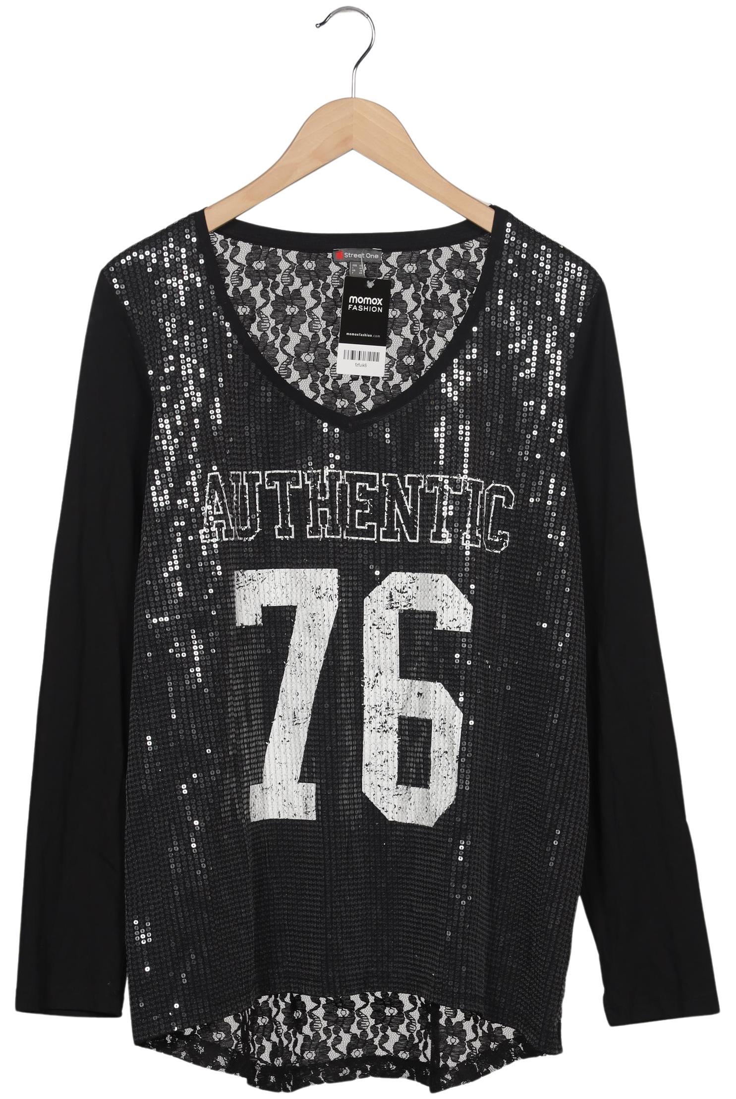 

Street One Damen Langarmshirt, schwarz, Gr. 44