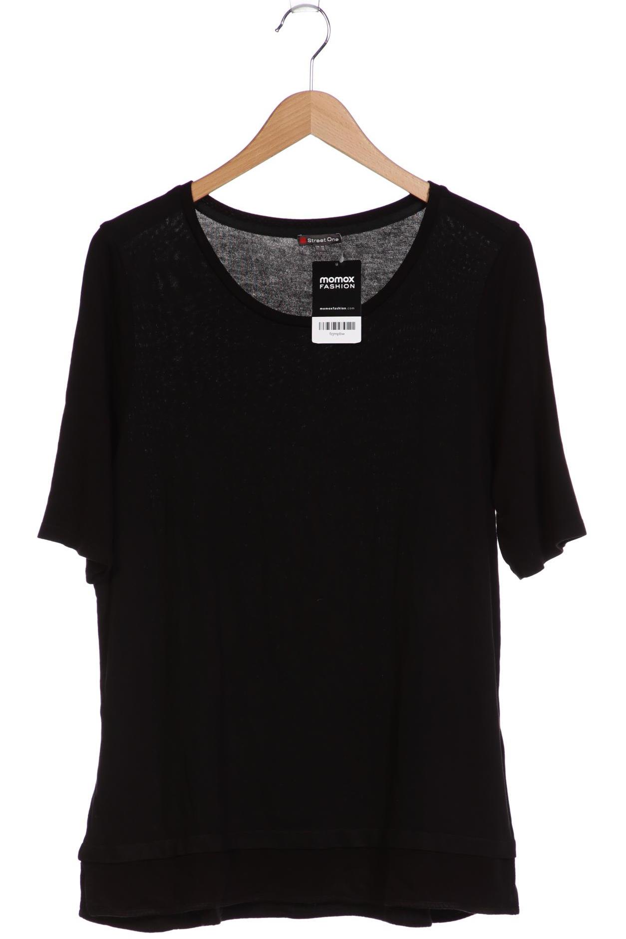 

Street One Damen T-Shirt, schwarz, Gr. 44