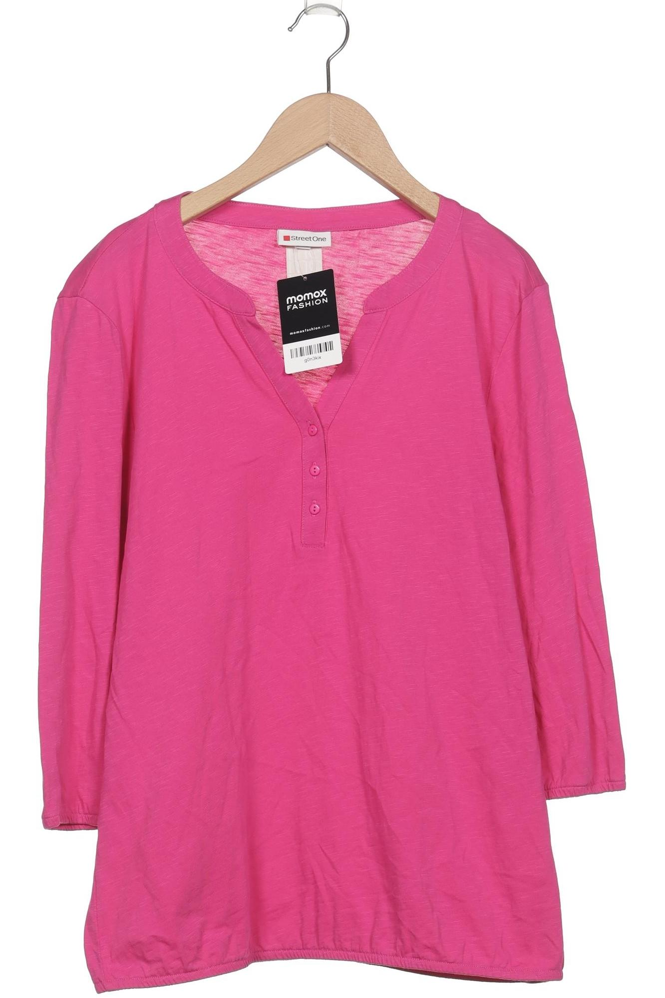 

Street One Damen Langarmshirt, pink, Gr. 36