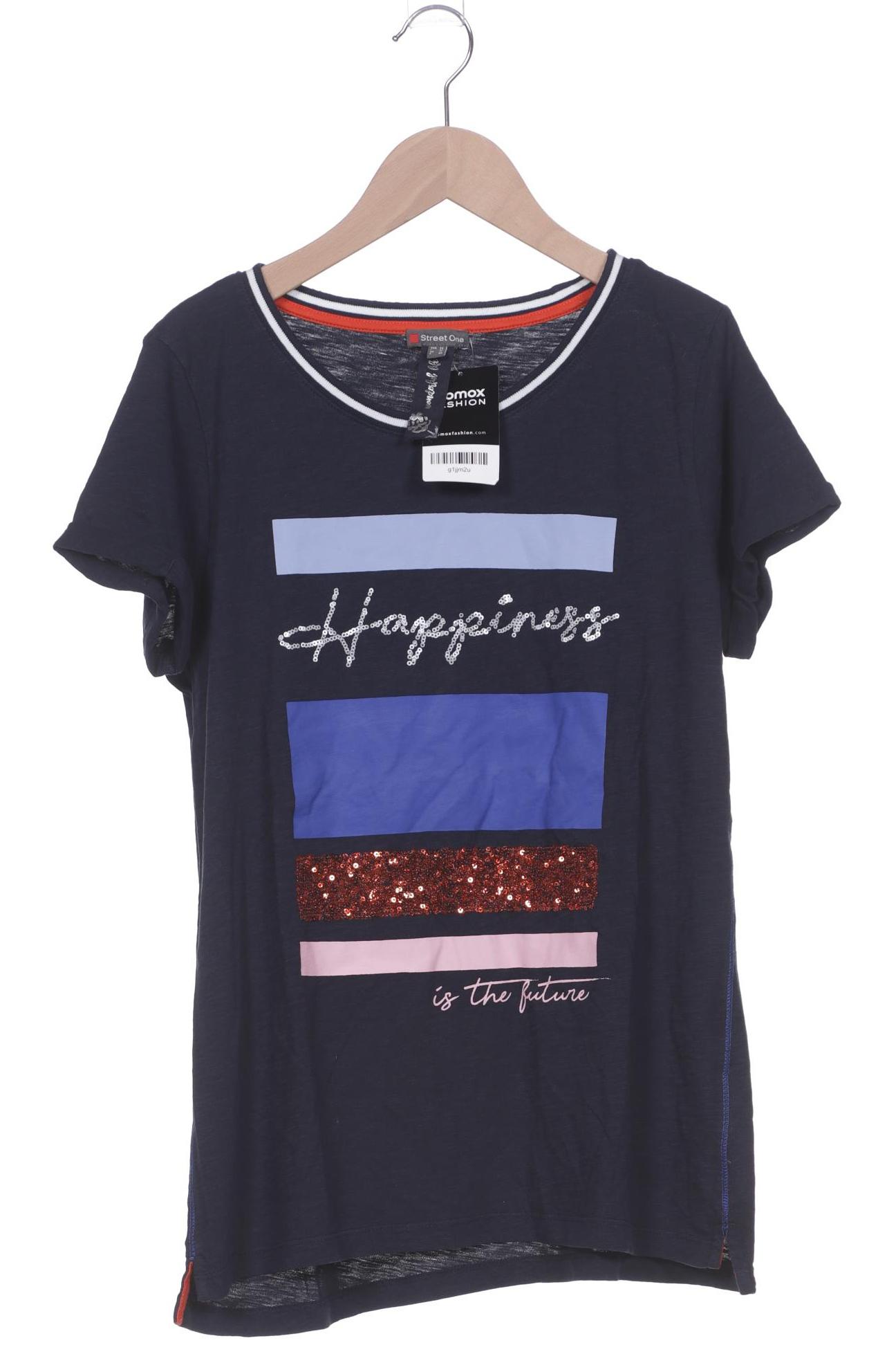 

Street One Damen T-Shirt, marineblau, Gr. 38