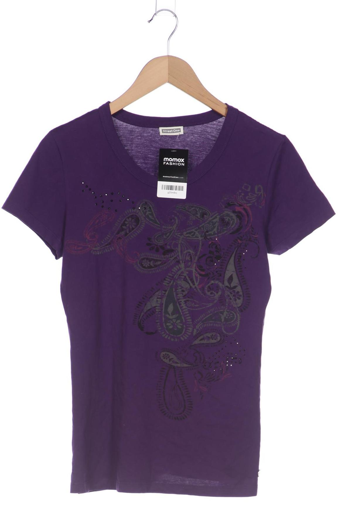 

Street One Damen T-Shirt, flieder, Gr. 40