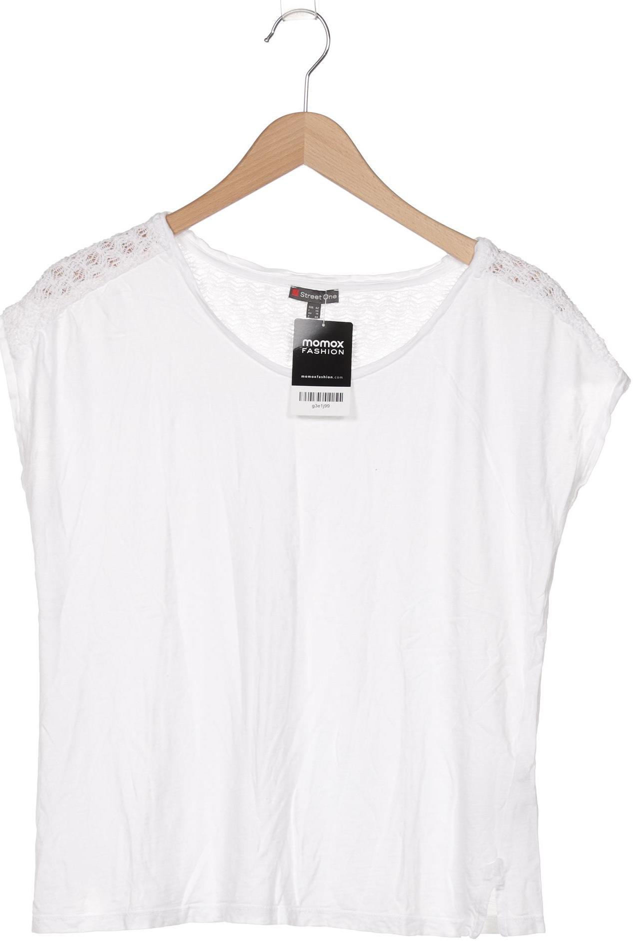 

Street One Damen T-Shirt, weiß, Gr. 42