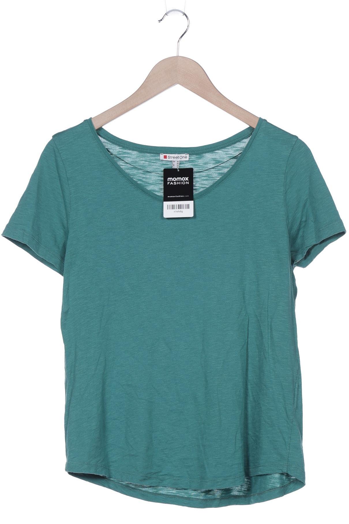 

Street One Damen T-Shirt, türkis, Gr. 40