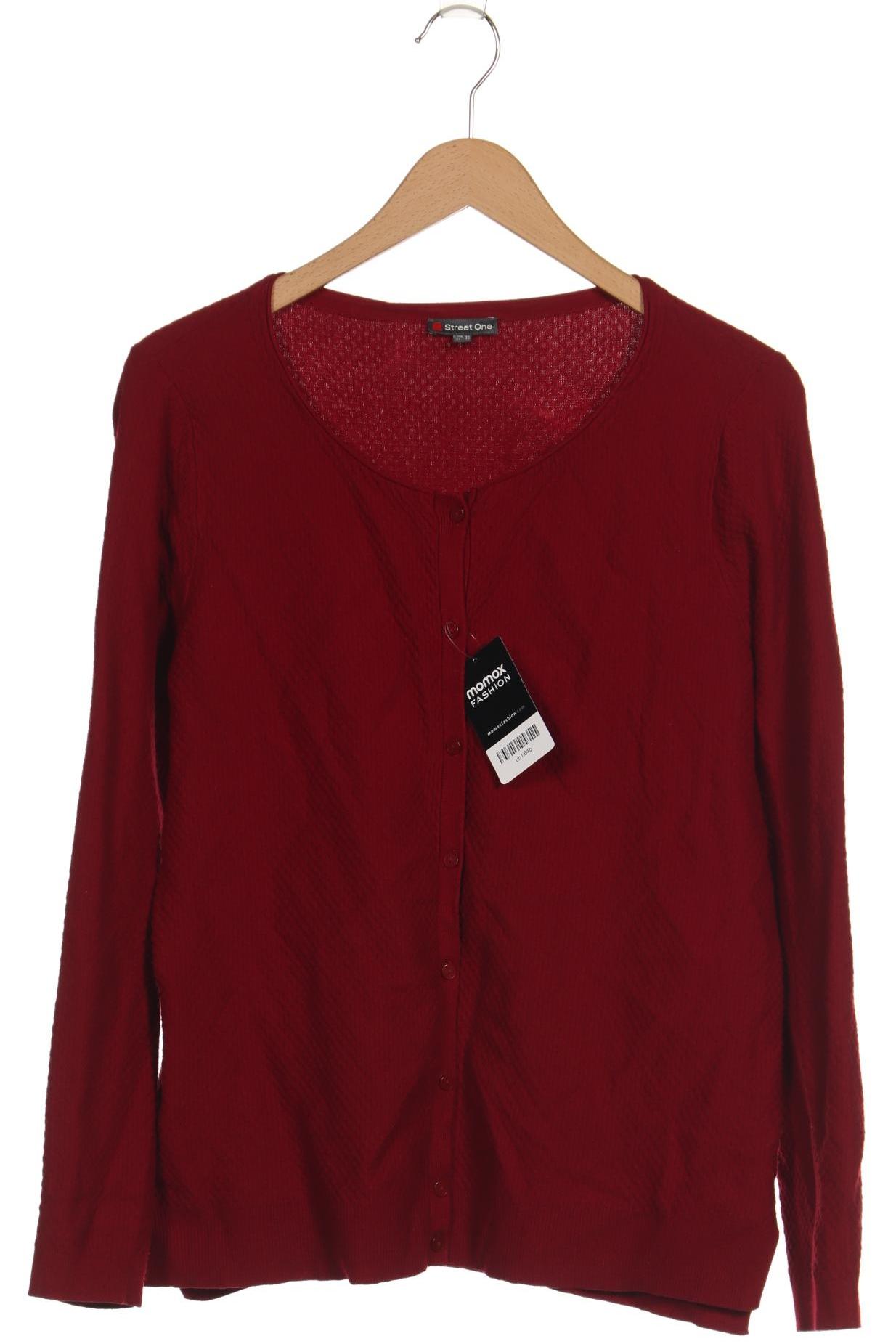 

Street One Damen Strickjacke, bordeaux, Gr. 40