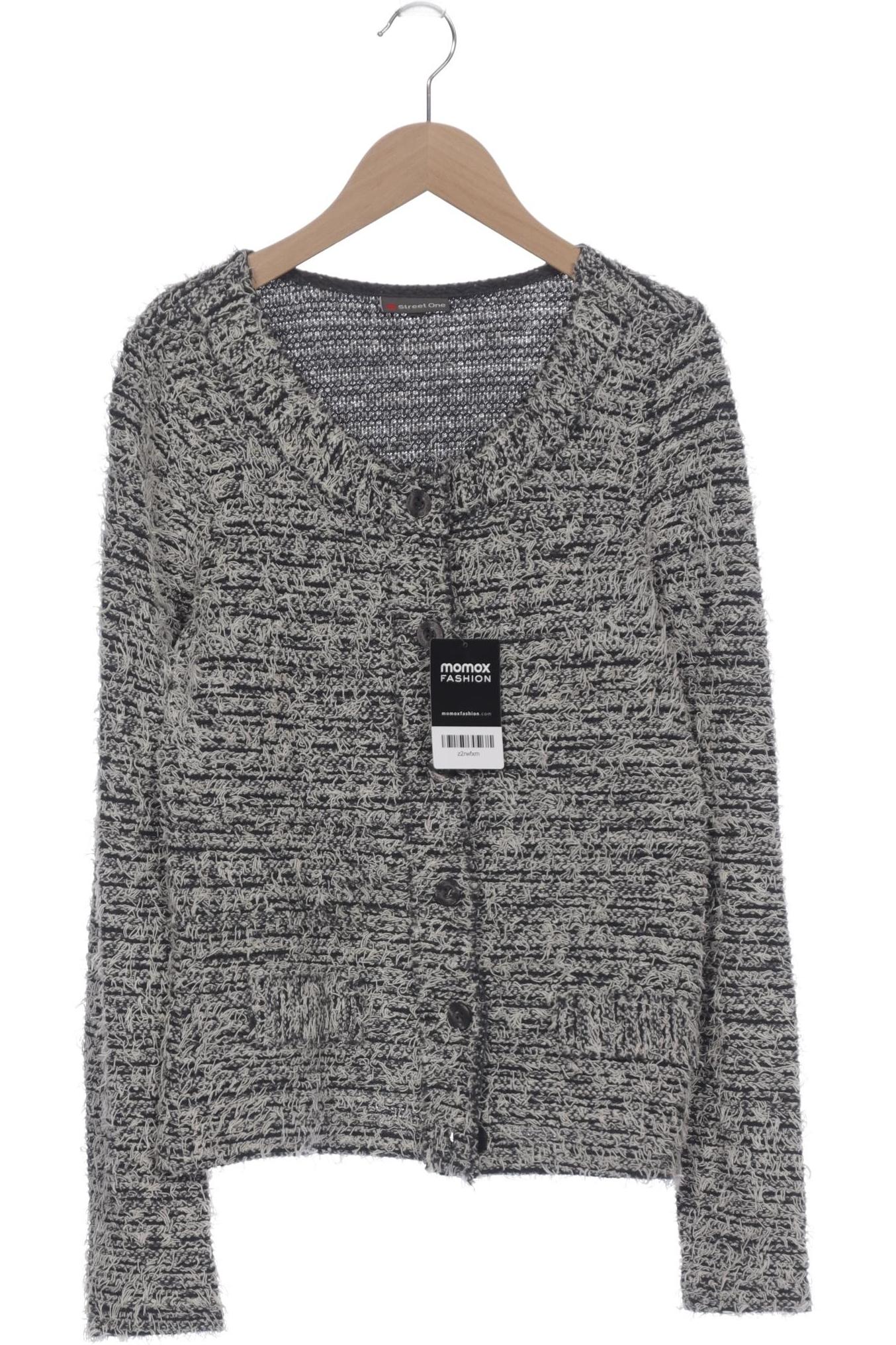 

Street One Damen Strickjacke, grau, Gr. 38