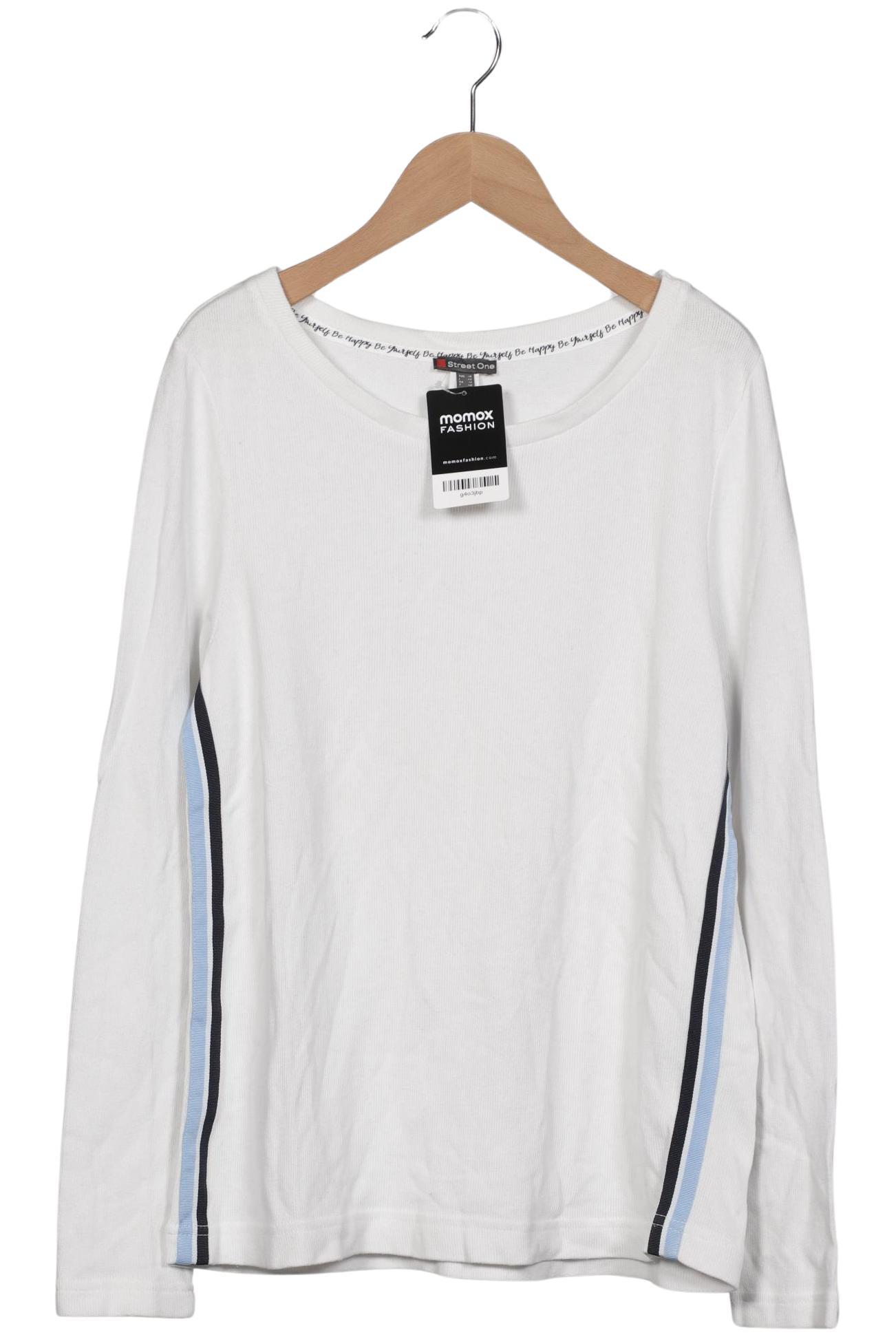 

Street One Damen Langarmshirt, weiß, Gr. 38
