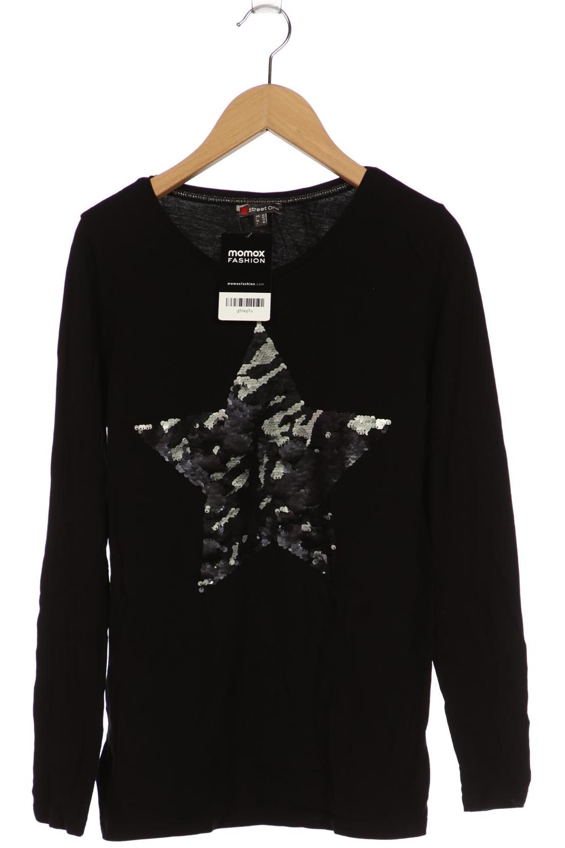 

Street One Damen Langarmshirt, schwarz, Gr. 38