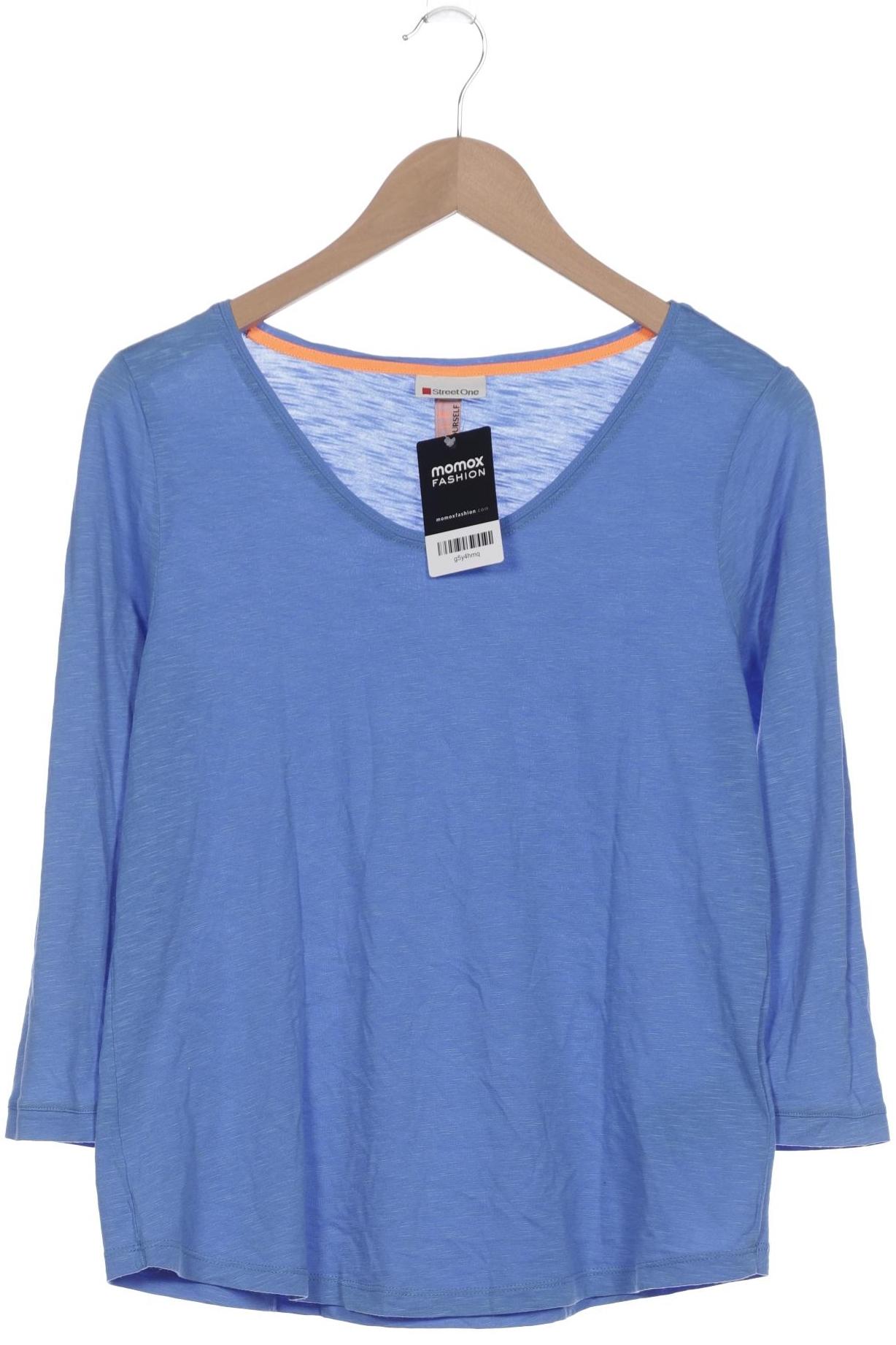 

Street One Damen Langarmshirt, blau, Gr. 44
