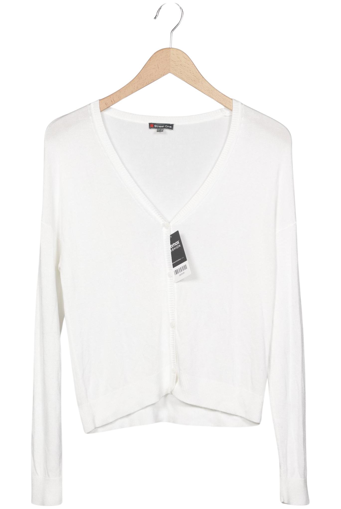 

Street One Damen Strickjacke, weiß, Gr. 40