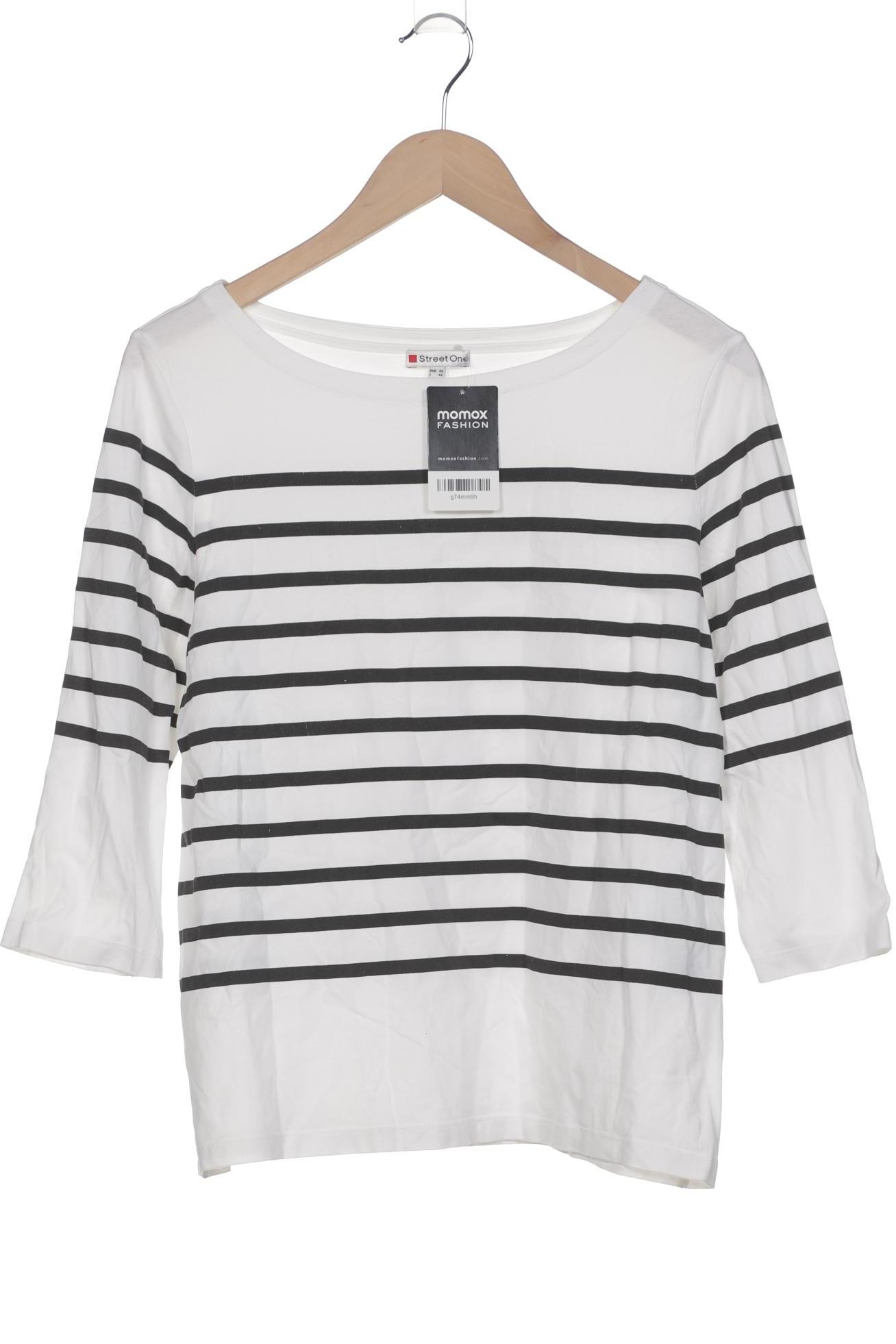 

Street One Damen Langarmshirt, weiß, Gr. 40