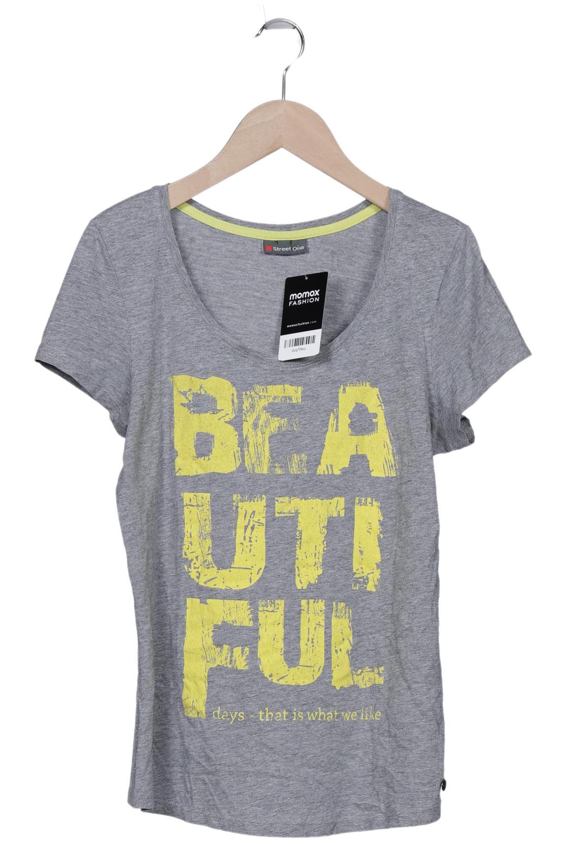 

Street One Damen T-Shirt, grau, Gr. 38