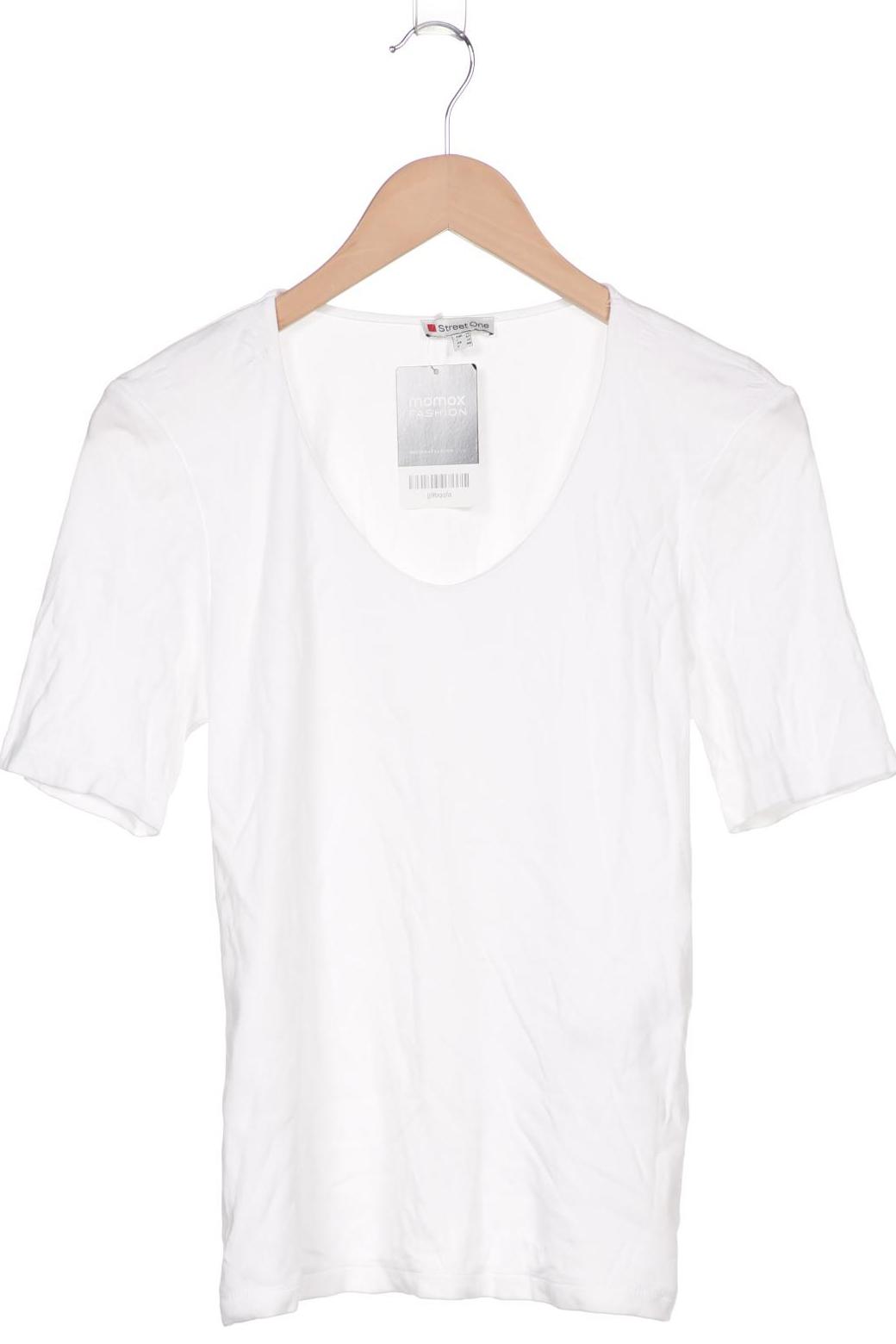 

Street One Damen T-Shirt, weiß, Gr. 38