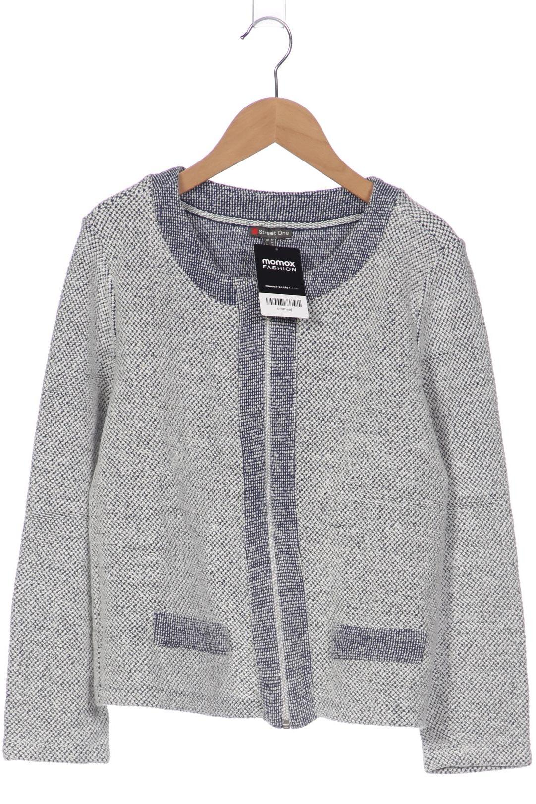 

Street One Damen Strickjacke, blau, Gr. 42