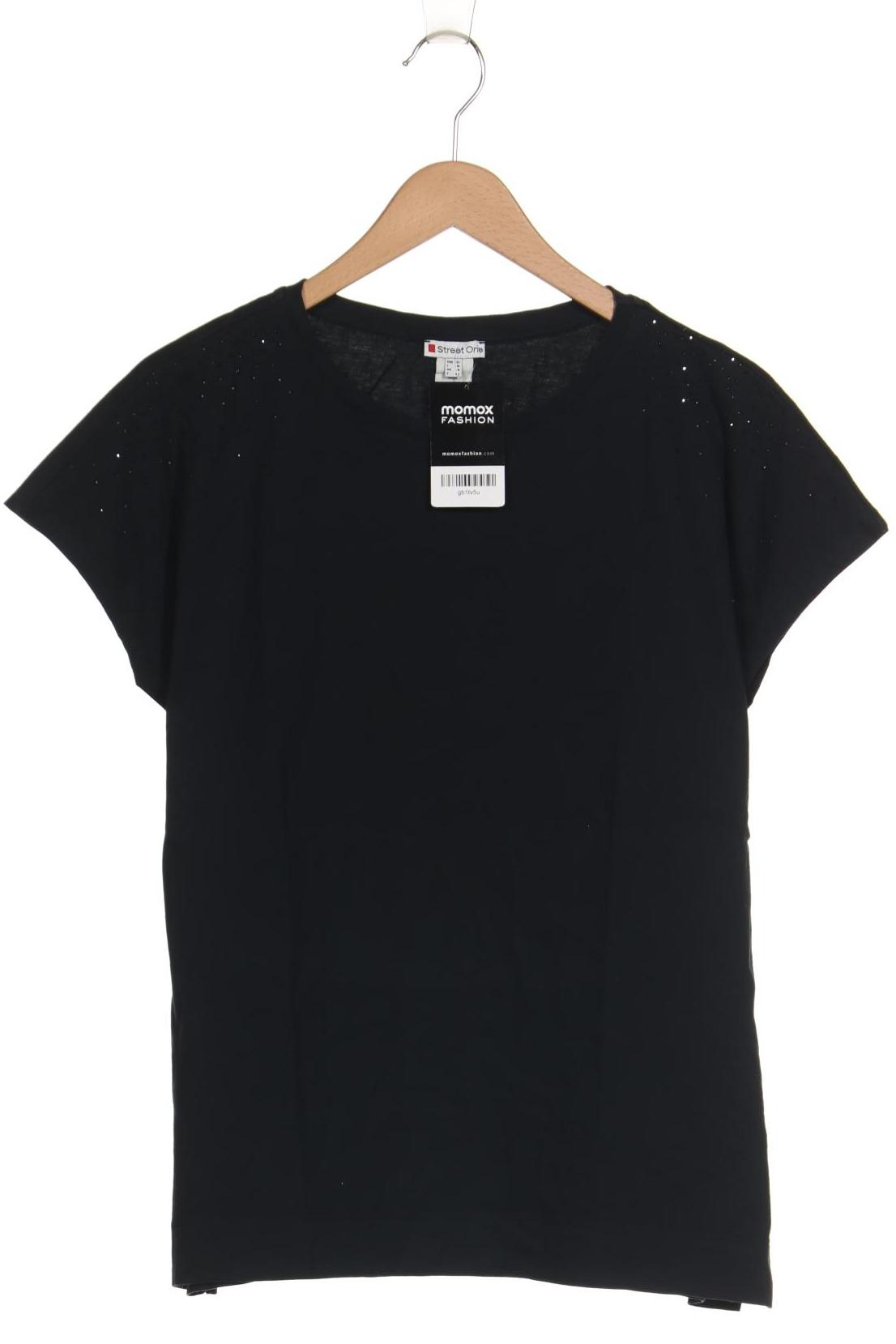 

Street One Damen T-Shirt, schwarz, Gr. 42