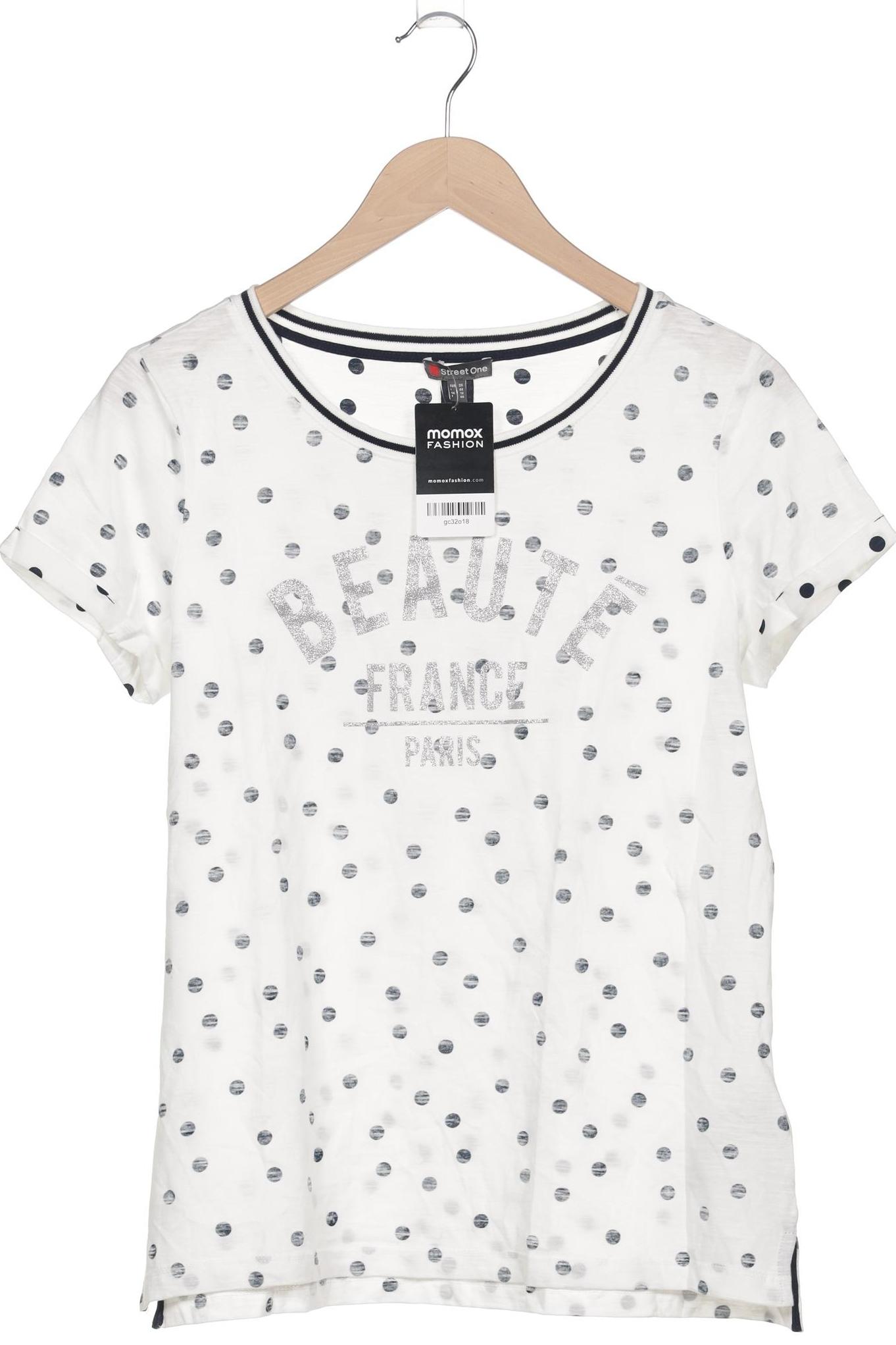 

Street One Damen T-Shirt, weiß, Gr. 38