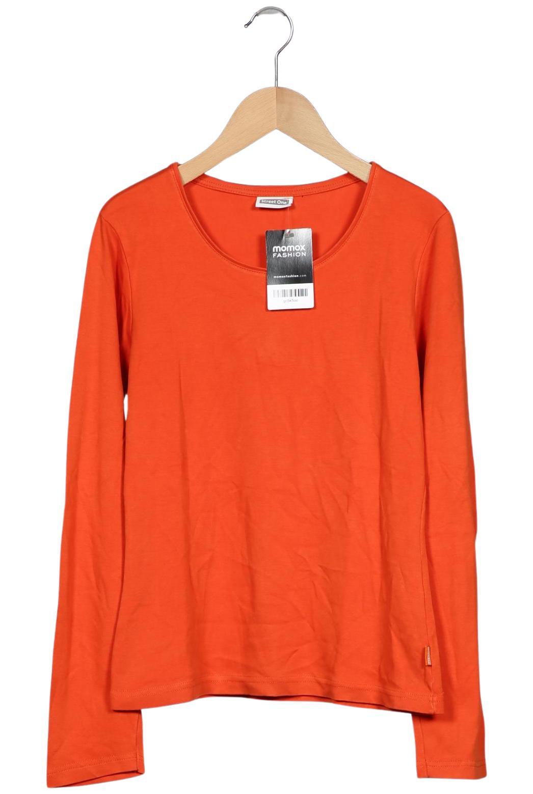 

Street One Damen Langarmshirt, orange, Gr. 38