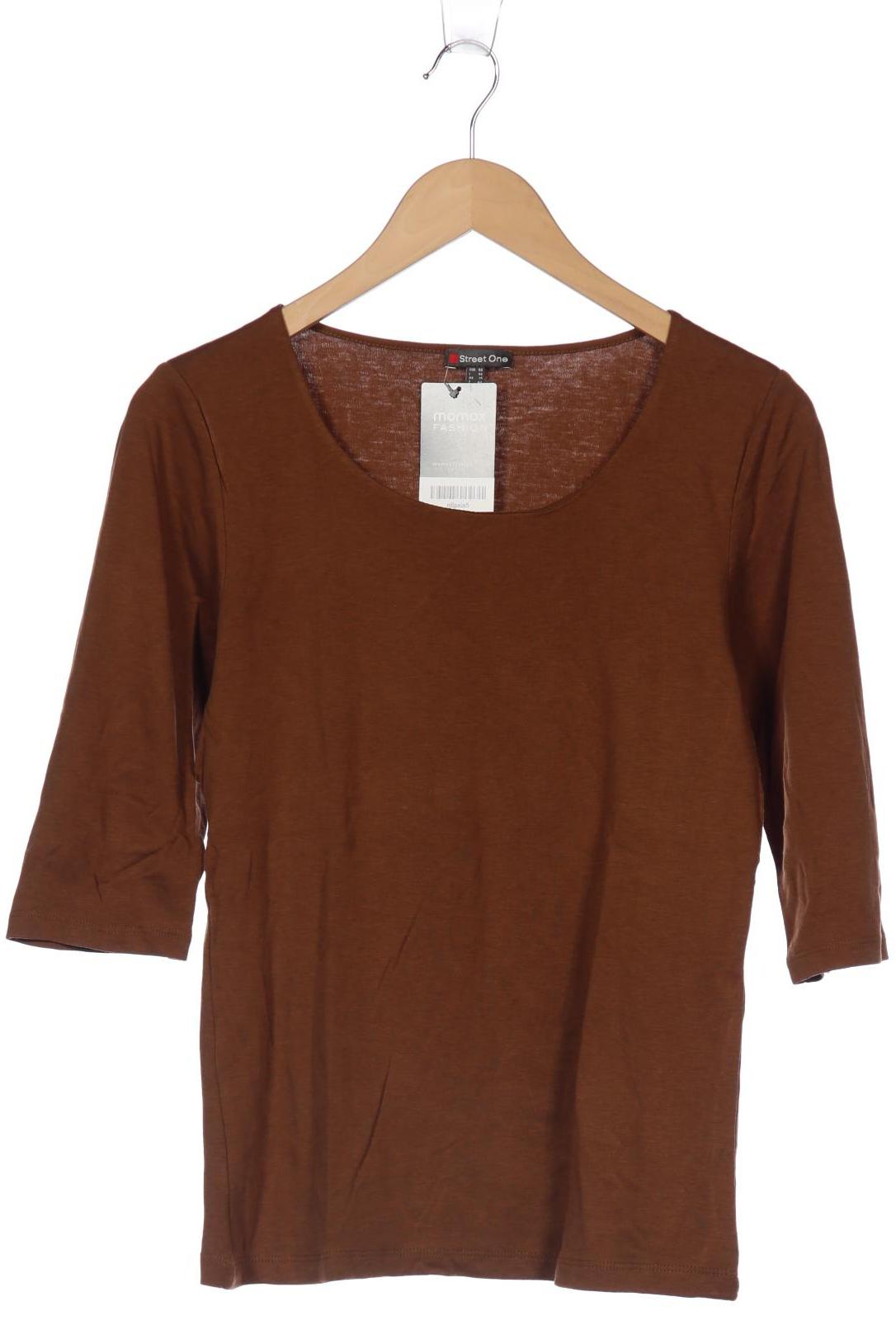 

Street One Damen Langarmshirt, braun, Gr. 40