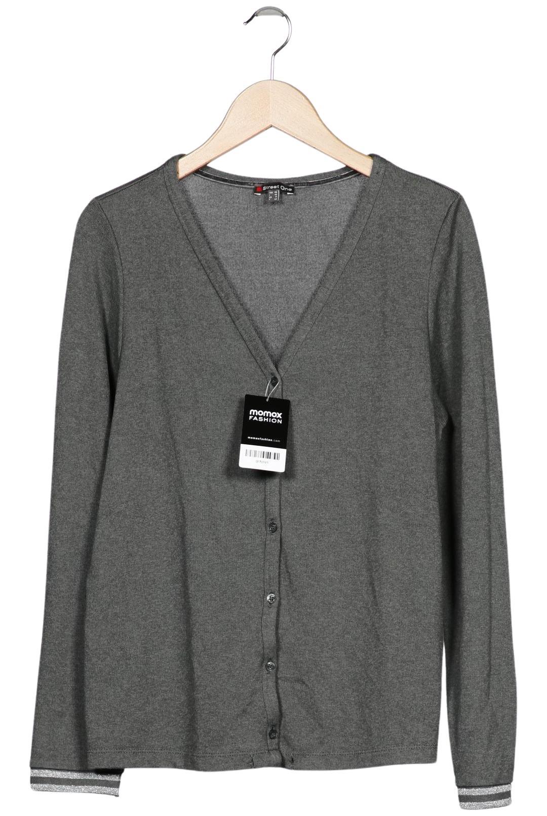 

Street One Damen Strickjacke, grau, Gr. 40