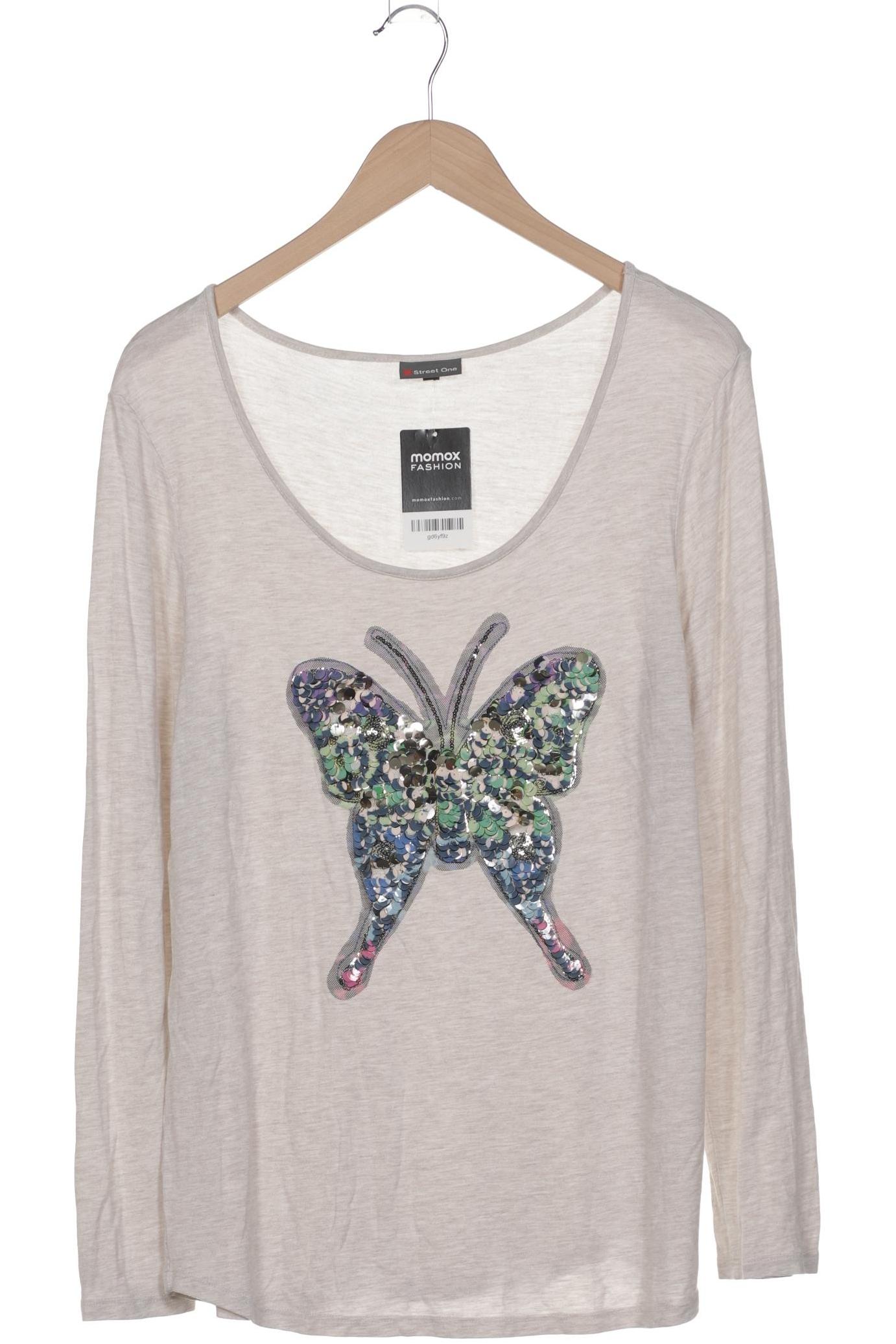 

Street One Damen Langarmshirt, beige, Gr. 44