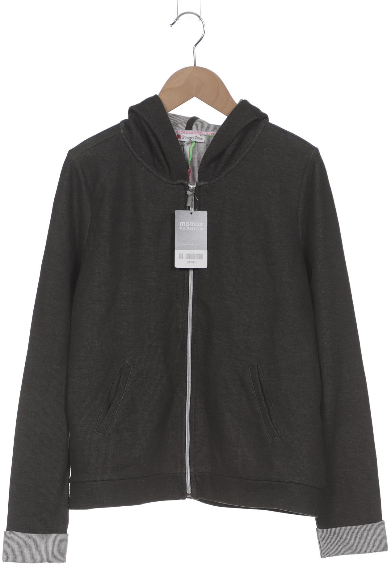 Thumbnail - Street One Damen Kapuzenpullover, grün, Gr. 36