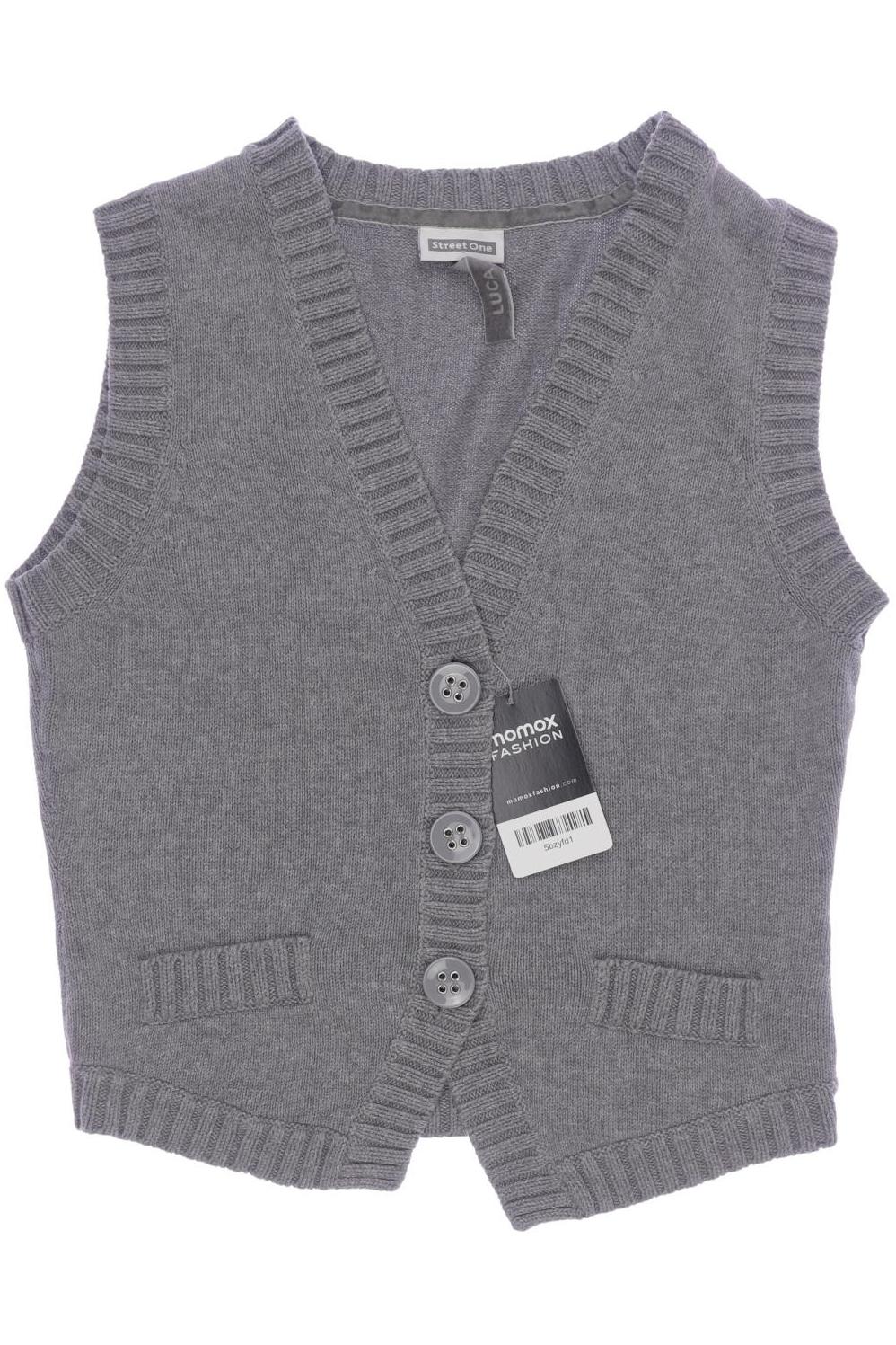 

Street One Damen Strickjacke, grau, Gr. 38