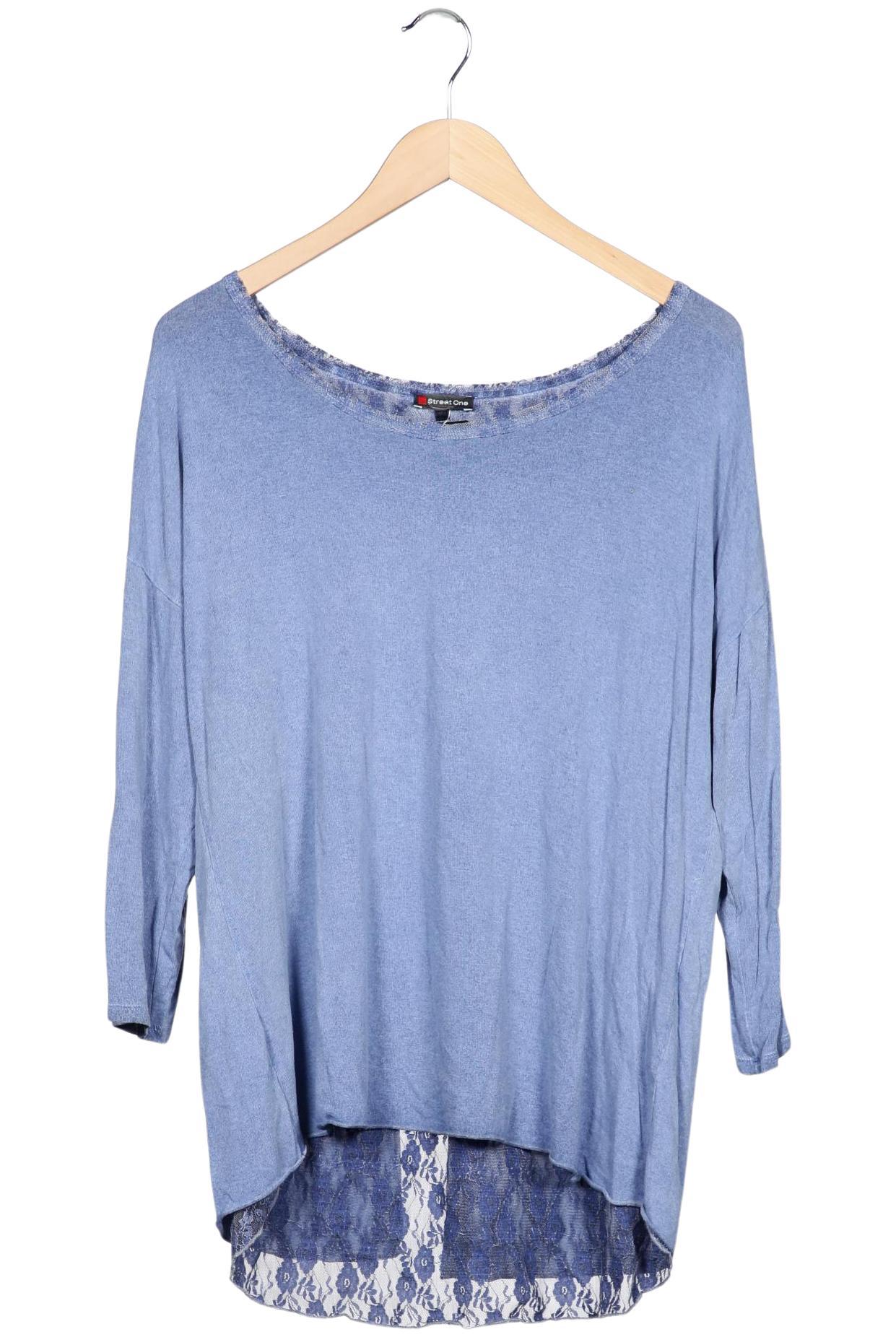 

Street One Damen Langarmshirt, hellblau, Gr. 42