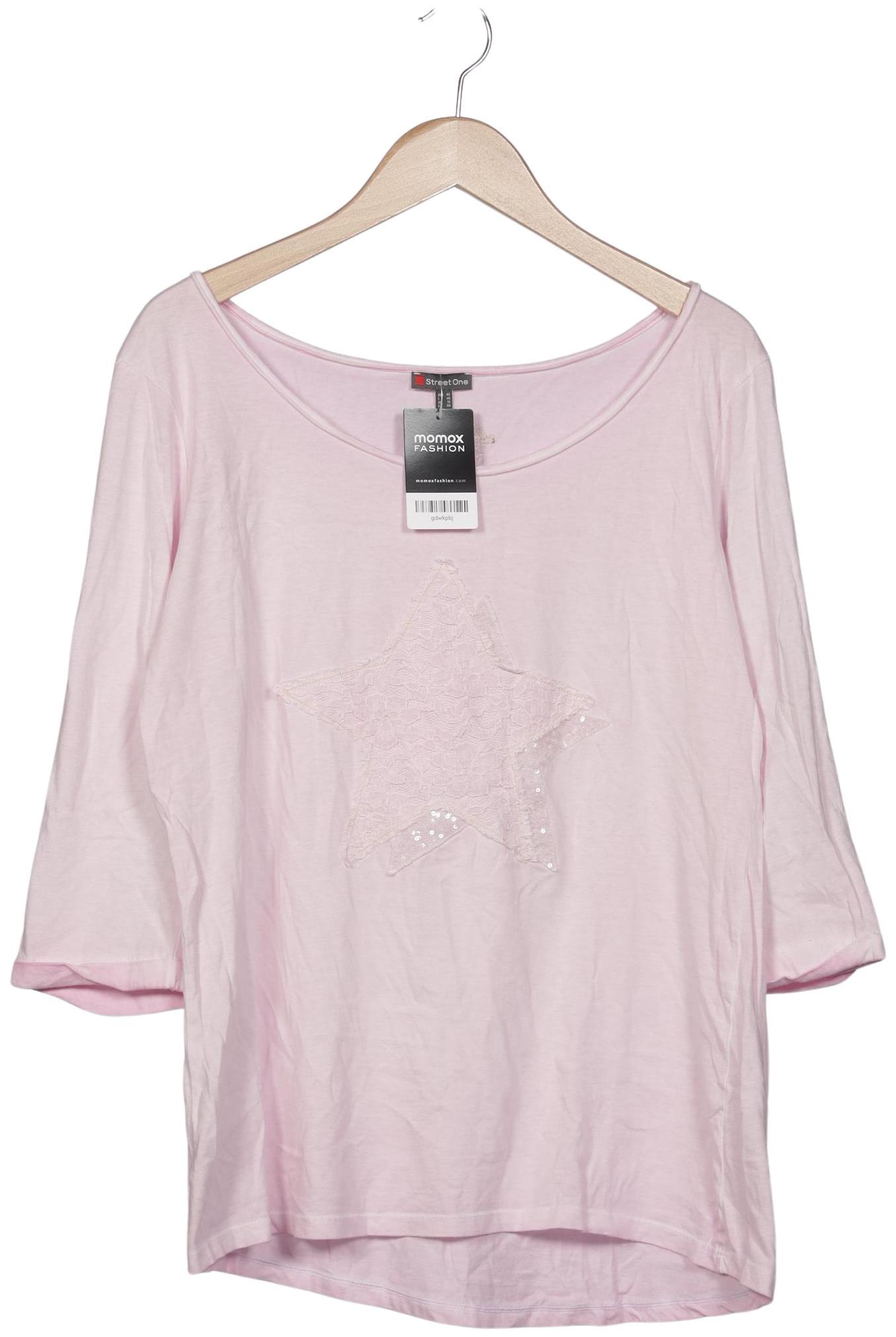 

Street One Damen Langarmshirt, pink, Gr. 42