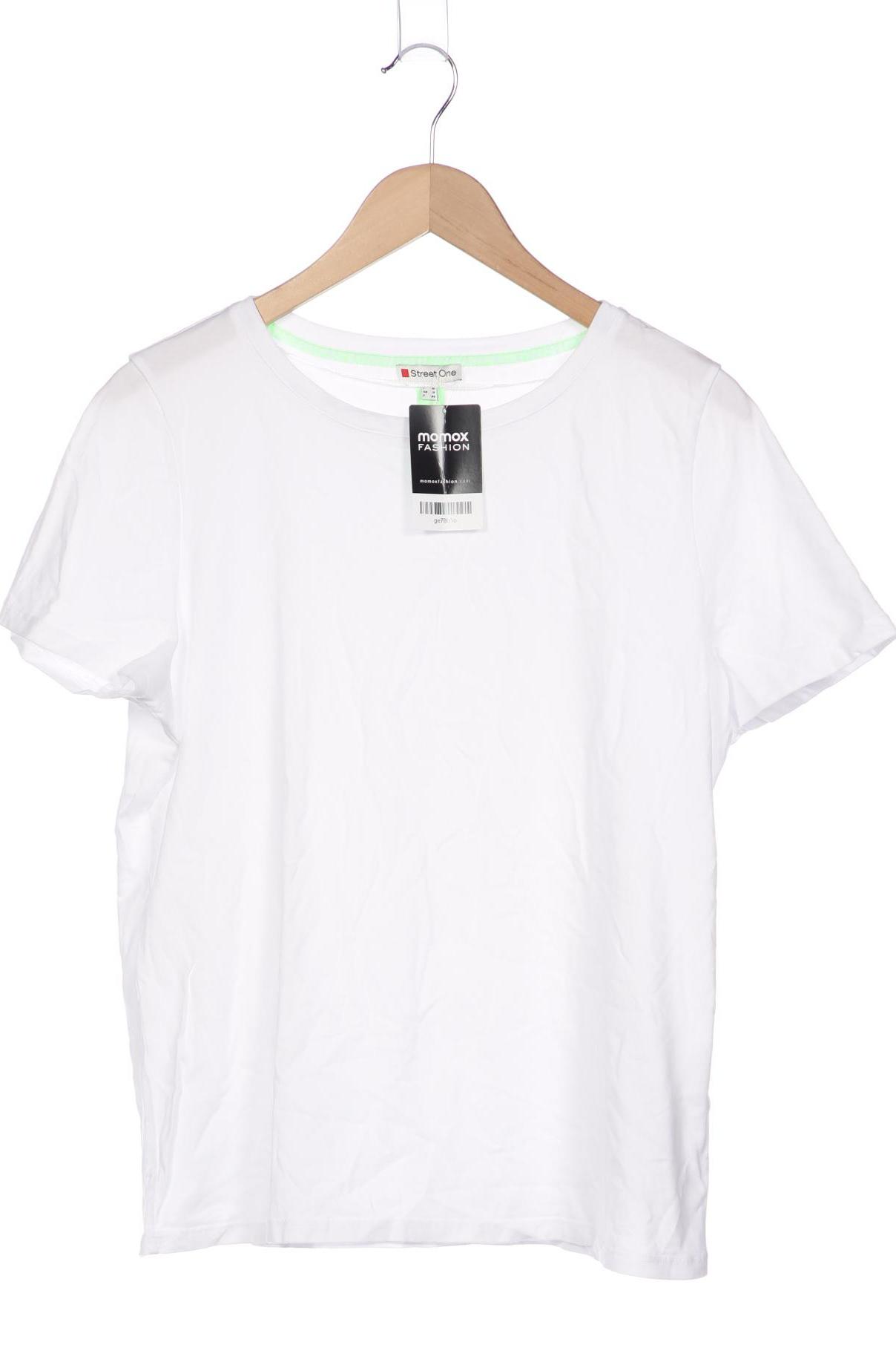 

Street One Damen T-Shirt, weiß, Gr. 42