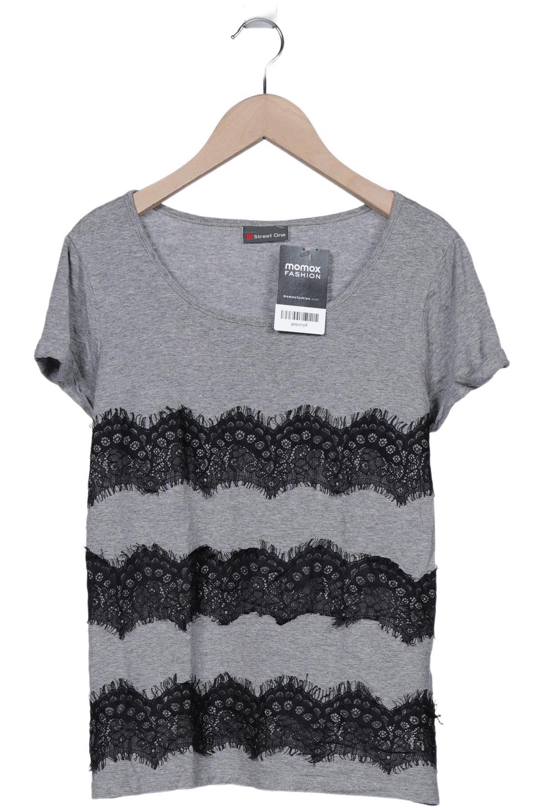 

Street One Damen T-Shirt, grau, Gr. 36