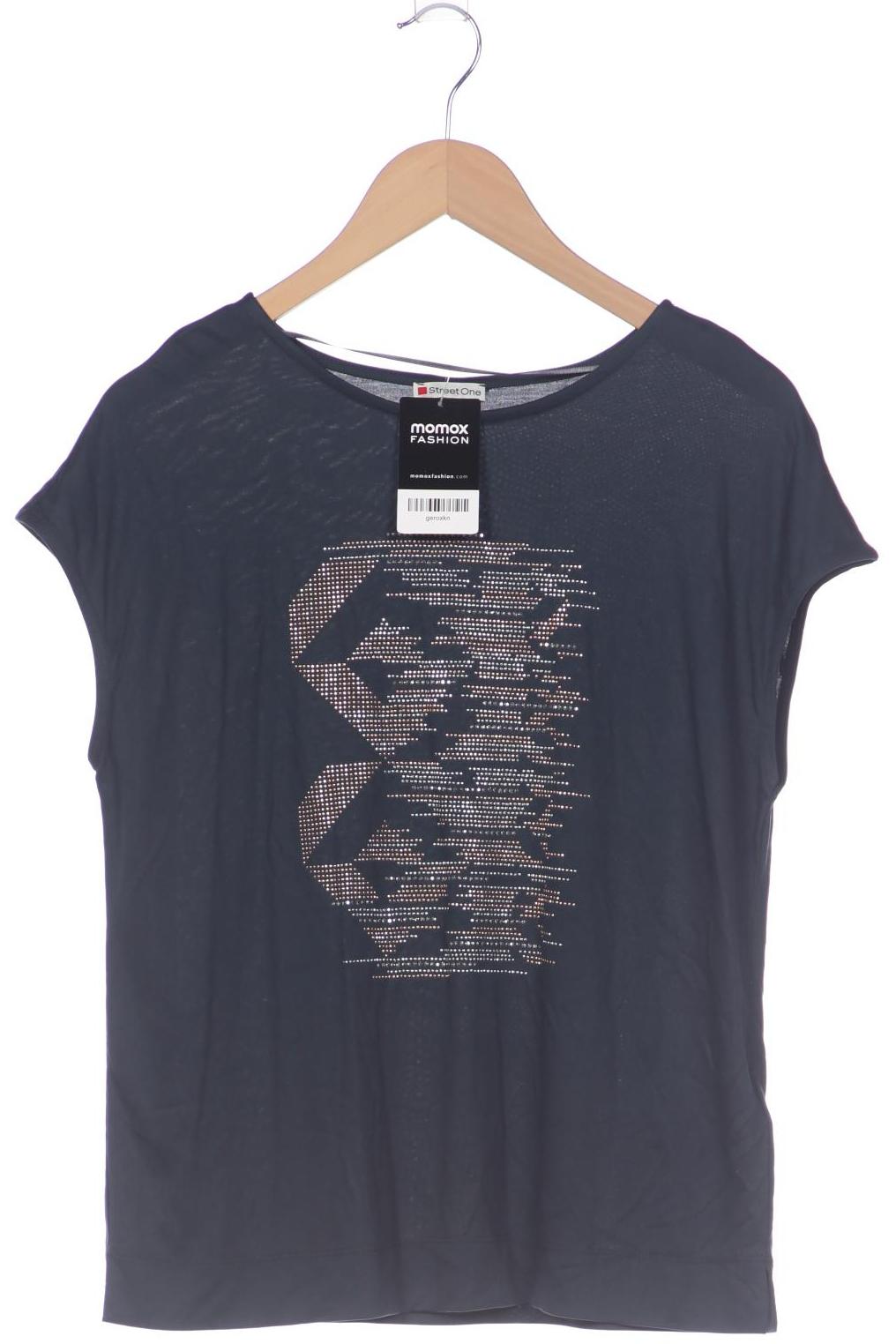 

Street One Damen T-Shirt, marineblau, Gr. 36