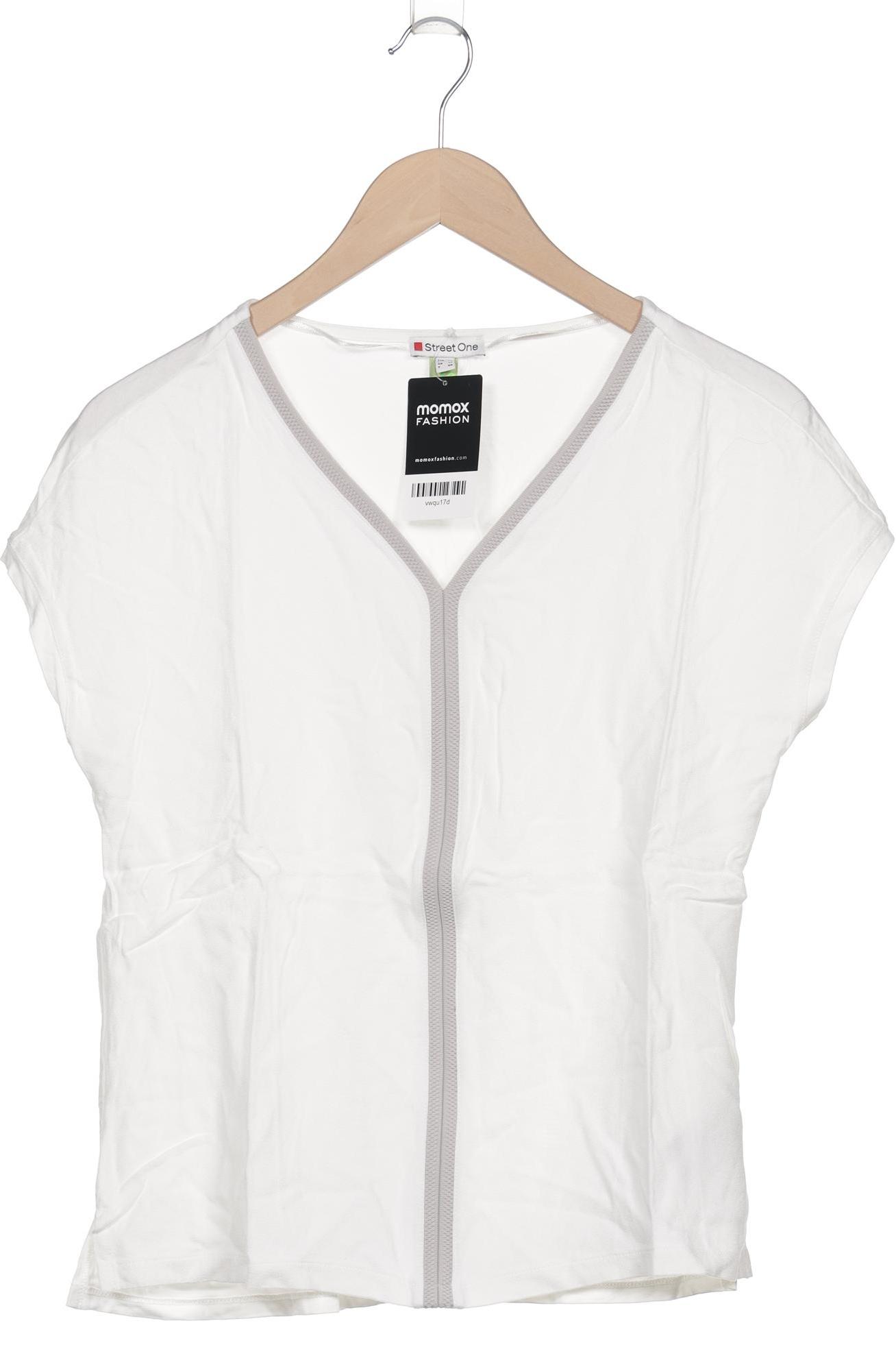 

Street One Damen T-Shirt, cremeweiß, Gr. 38