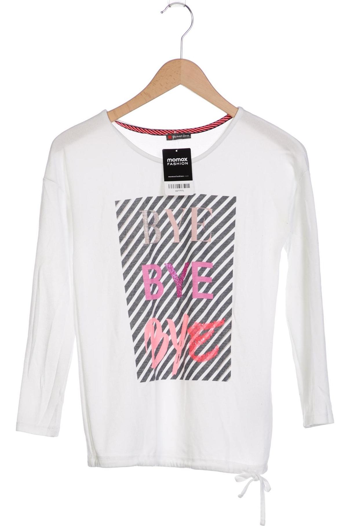

Street One Damen Langarmshirt, weiß, Gr. 34