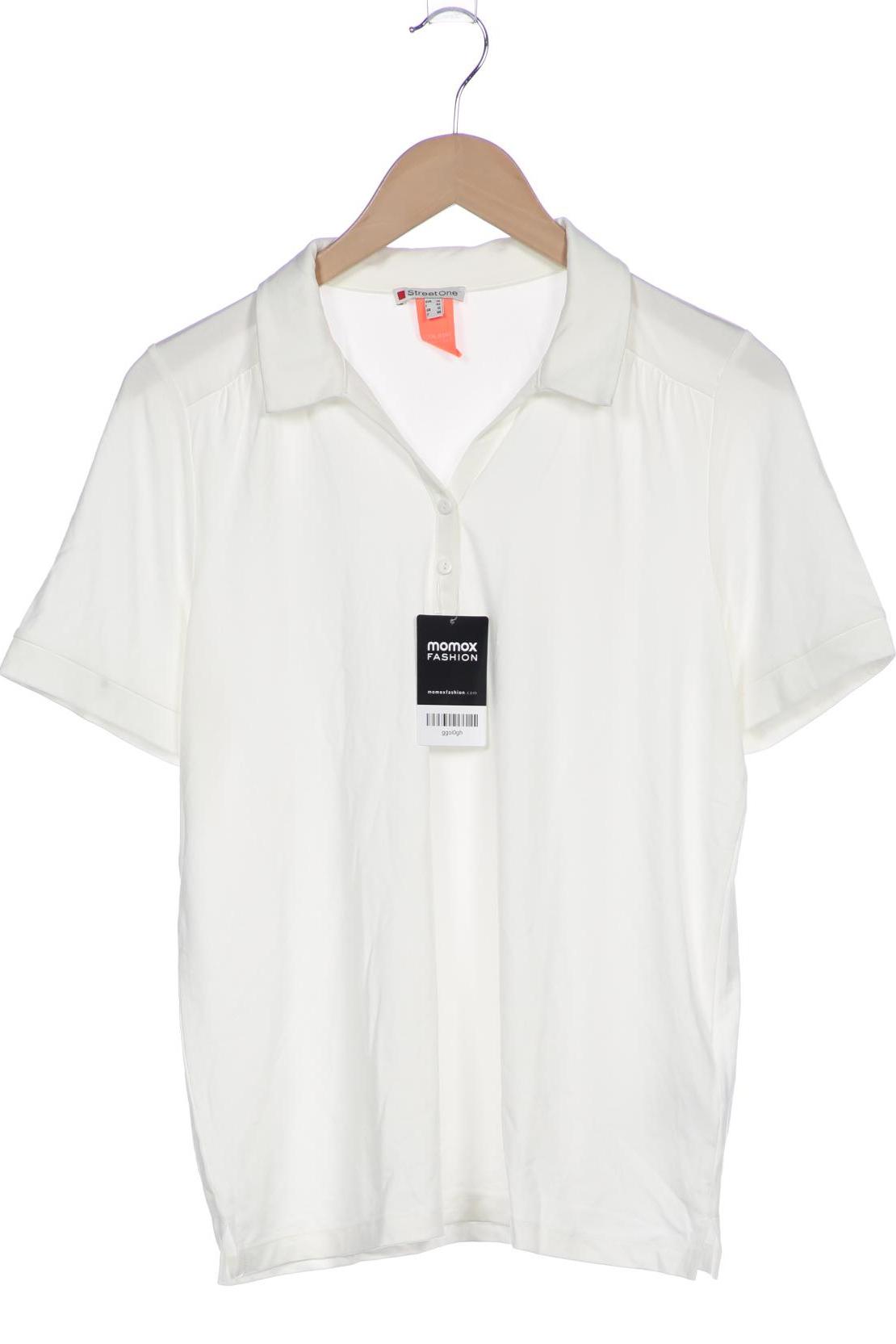 

Street One Damen Poloshirt, cremeweiß, Gr. 38