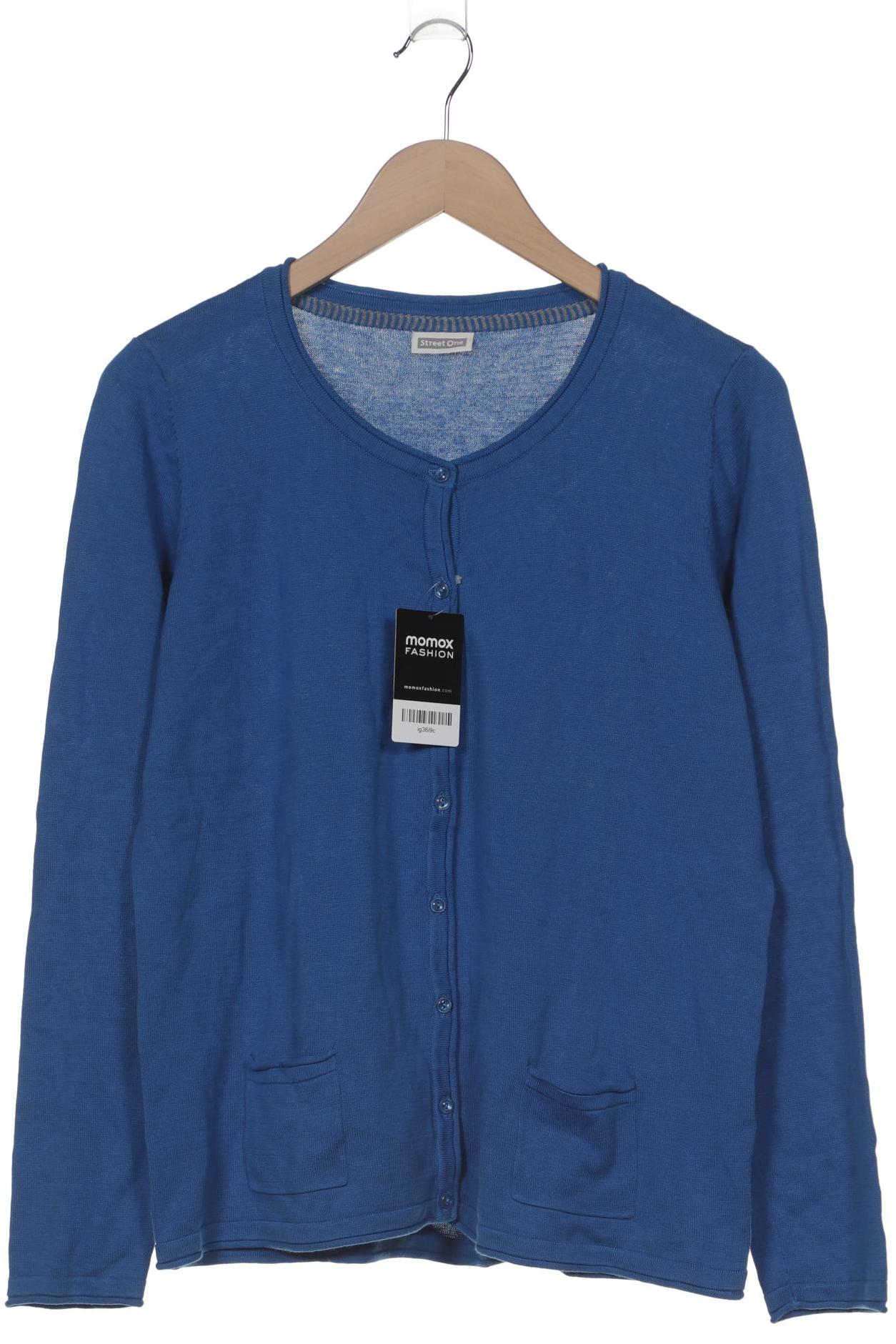 

Street One Damen Strickjacke, blau, Gr. 42
