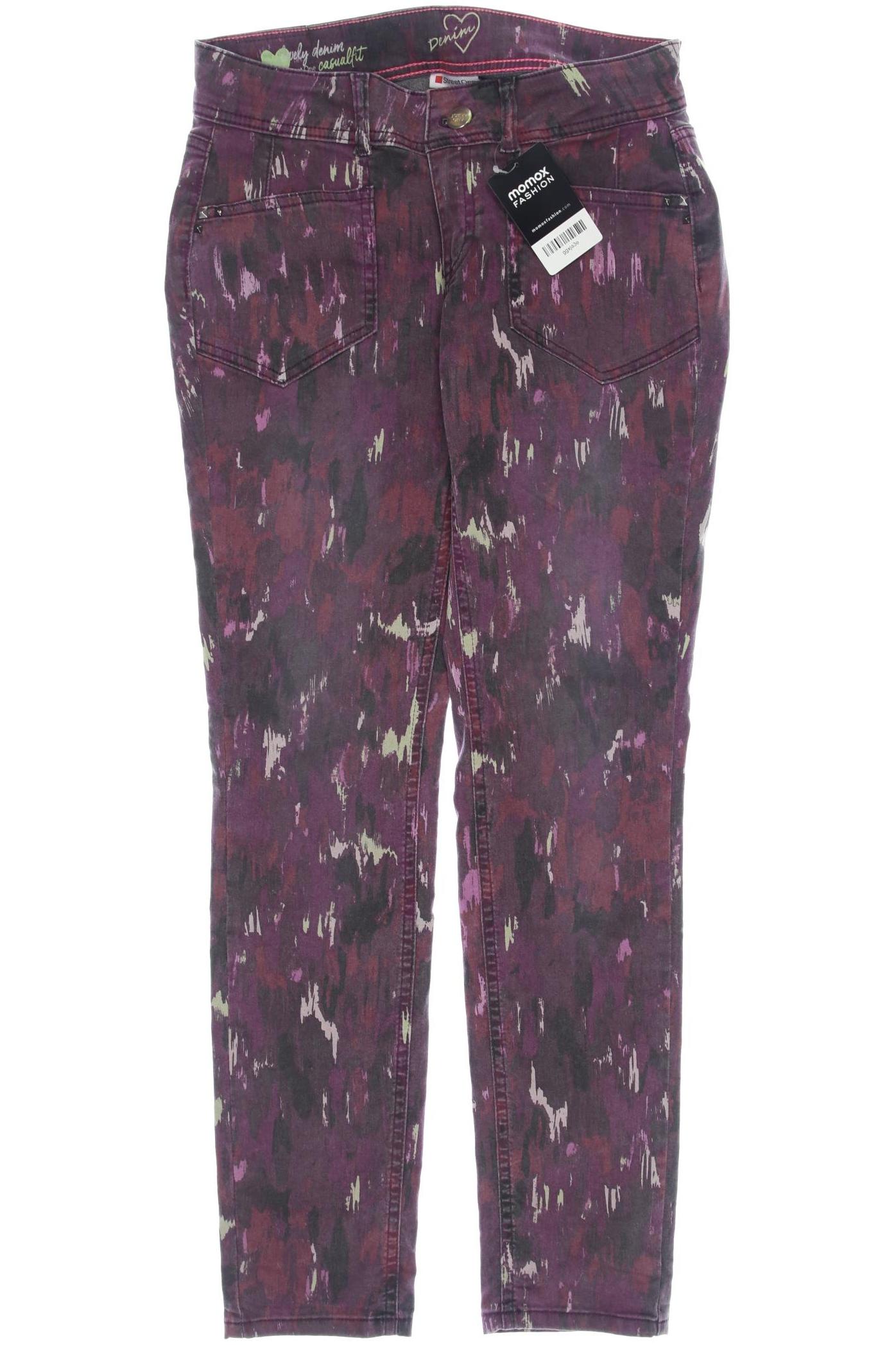 

Street One Damen Jeans, bordeaux, Gr. 28