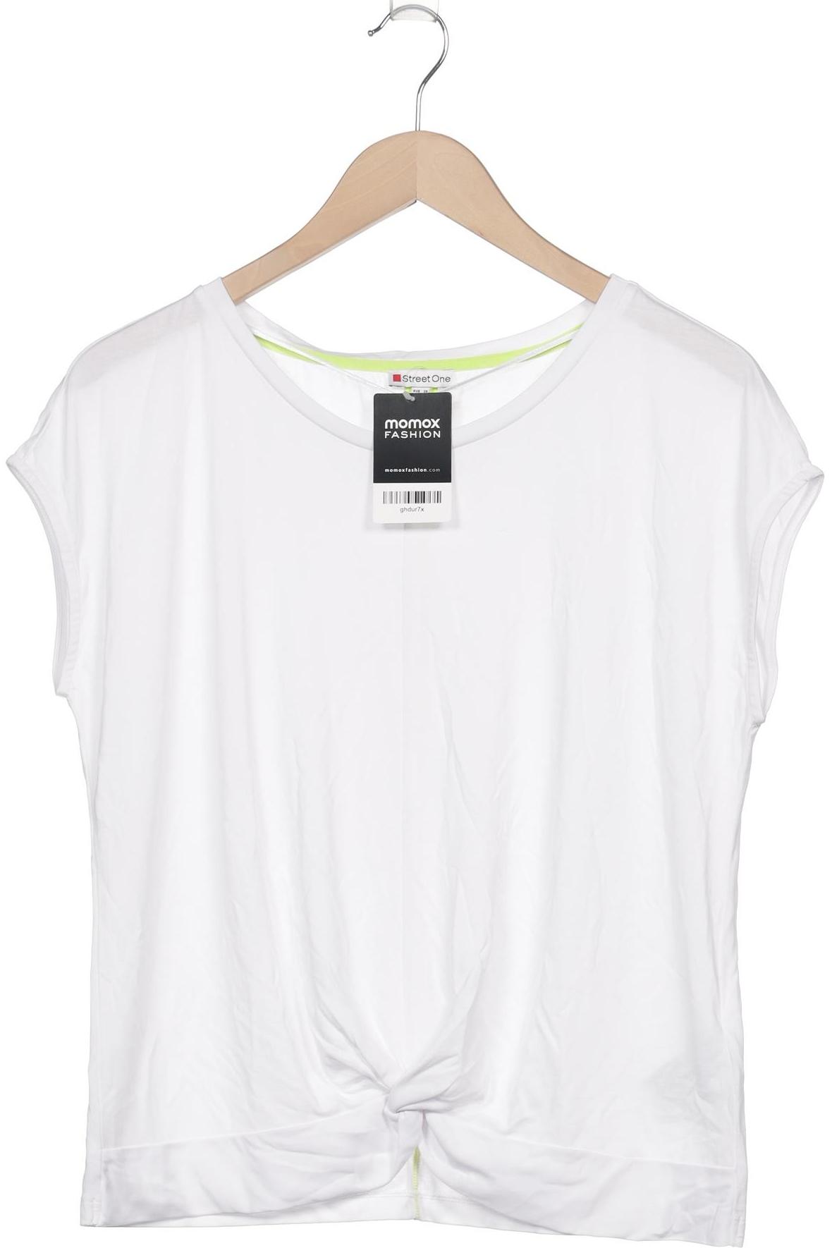 

Street One Damen T-Shirt, weiß, Gr. 38