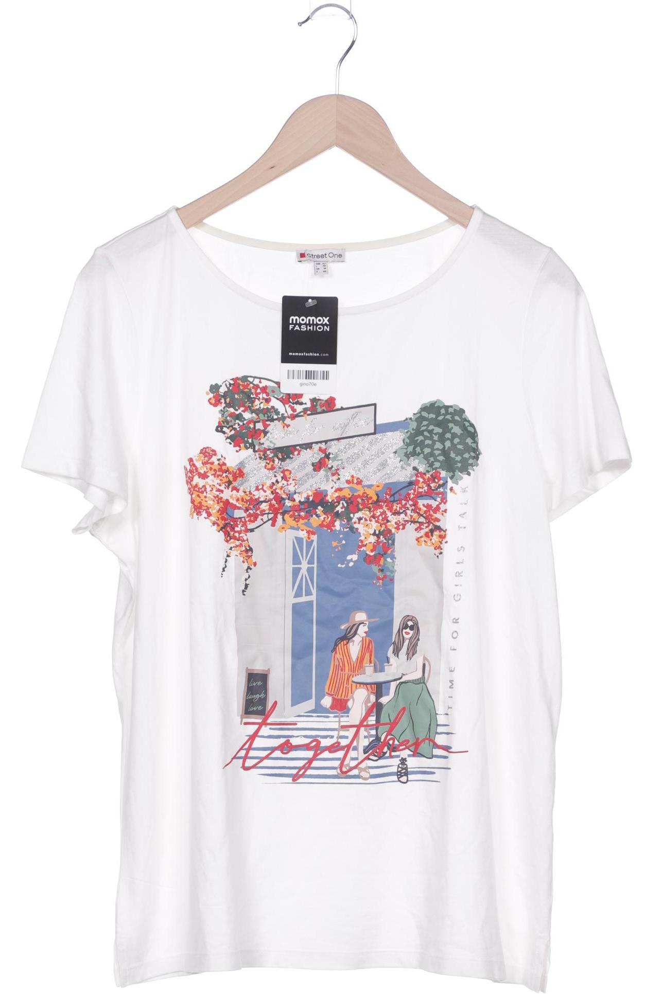 

Street One Damen T-Shirt, weiß, Gr. 42