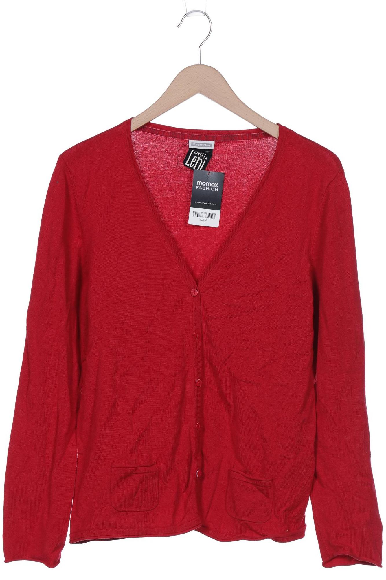 

Street One Damen Strickjacke, rot, Gr. 44