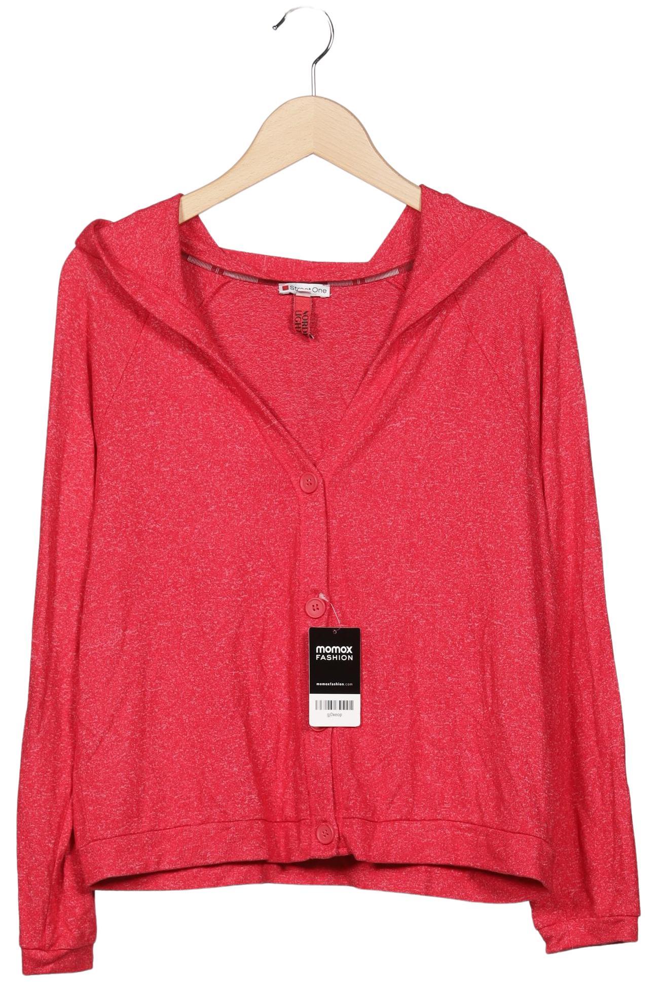

Street One Damen Strickjacke, rot, Gr. 38