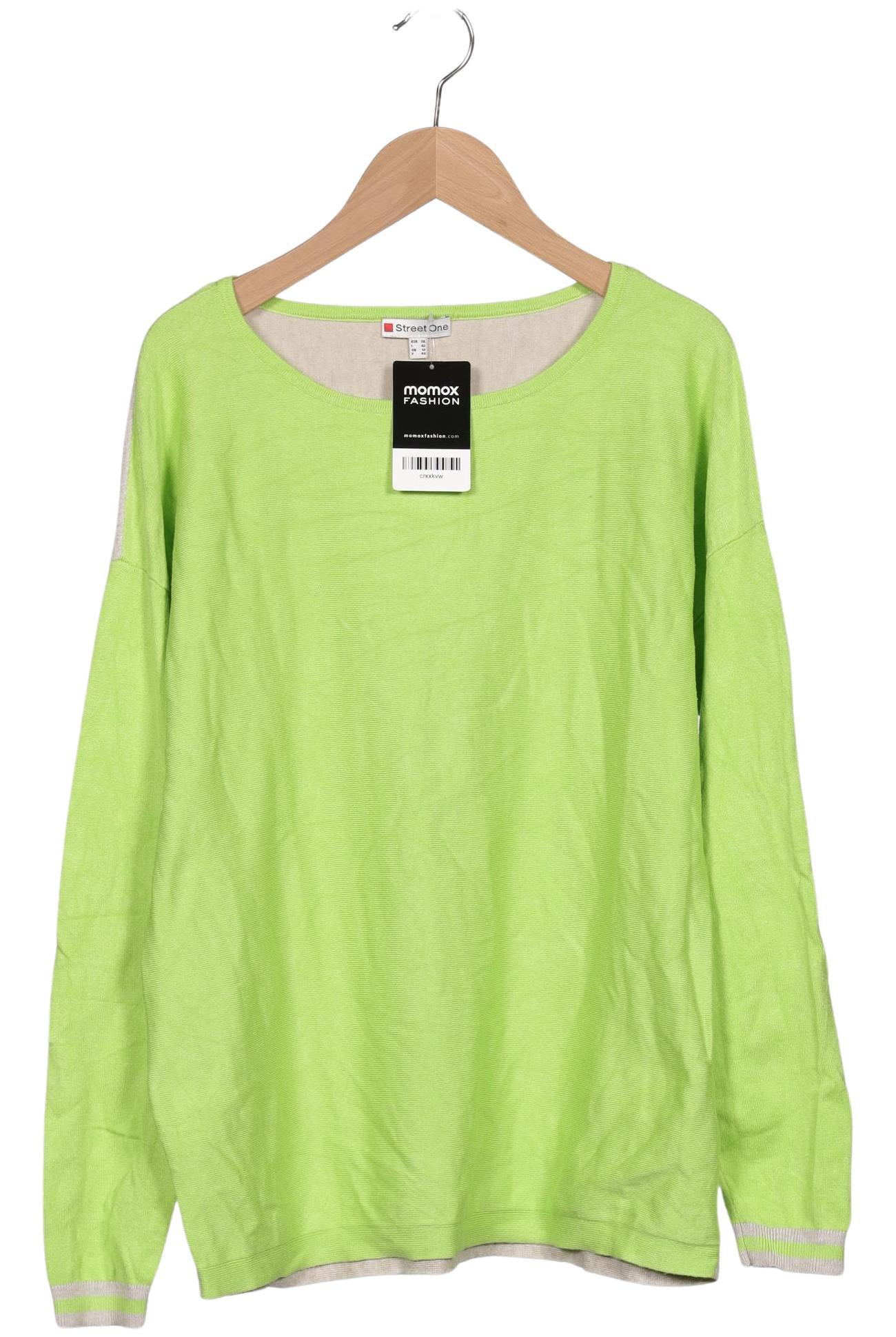 

Street One Damen Pullover, grün, Gr. 38